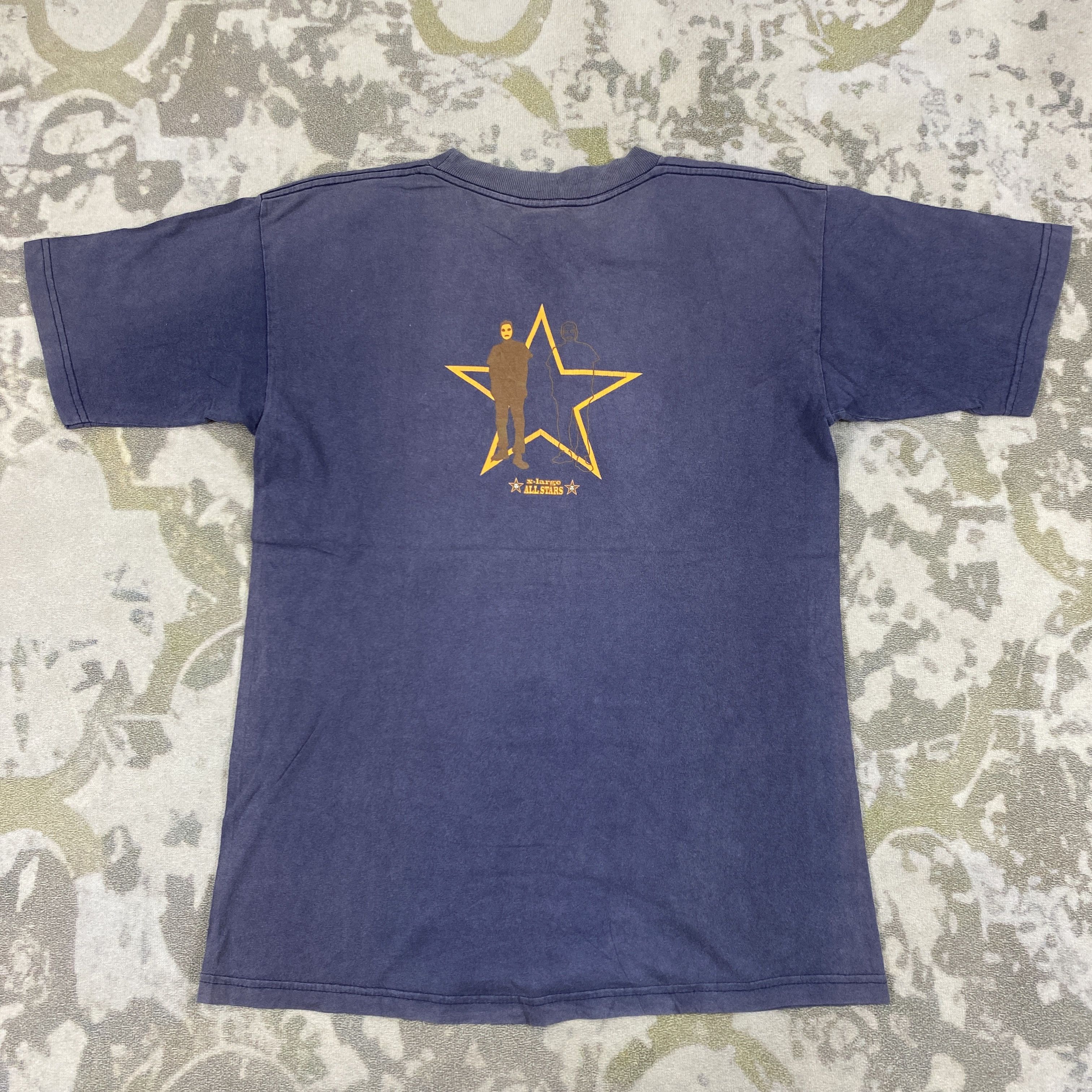 Japanese Brand Vintage XLarge All Stars Medium T-Shirt -B066 Size US M / EU 48-50 / 2 - 2 Thumbnail