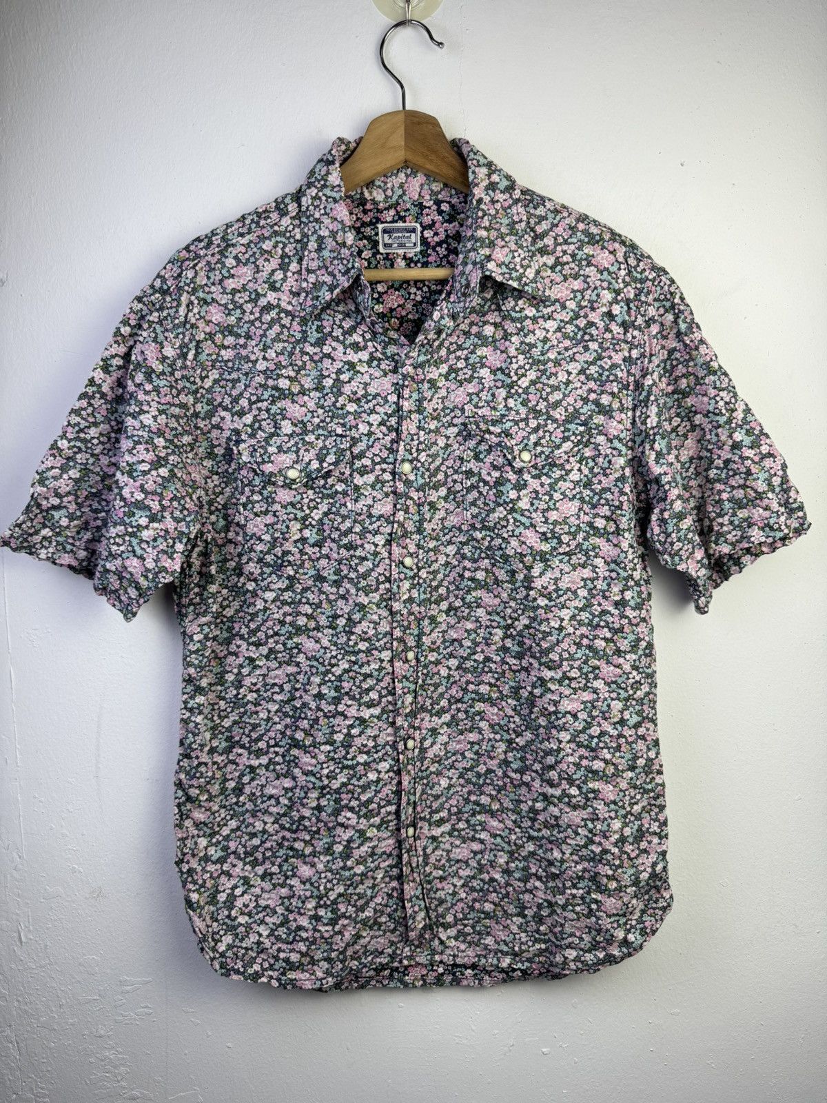 Kapital Kapital floral button-down short-sleeve shirt Size US M / EU 48-50 / 2 - 1 Thumbnail