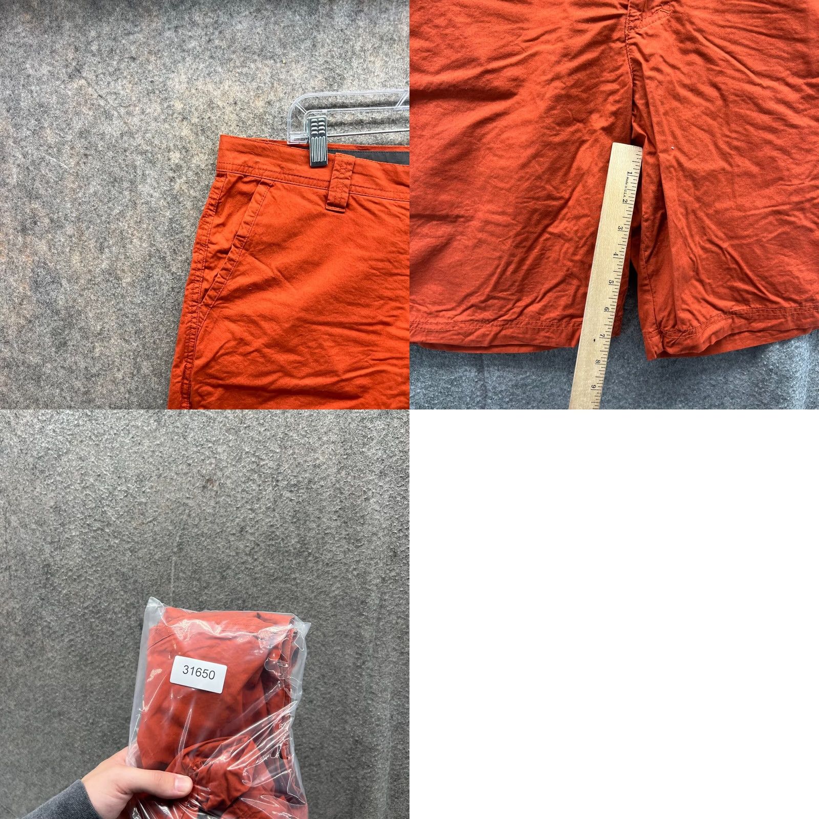Vintage VINTAGE Columbia Shorts Mens 36 Chino Flat Front Button Orange Outdoor Casual Travel Summer Mens Size US 36 / EU 52 - 9 Thumbnail