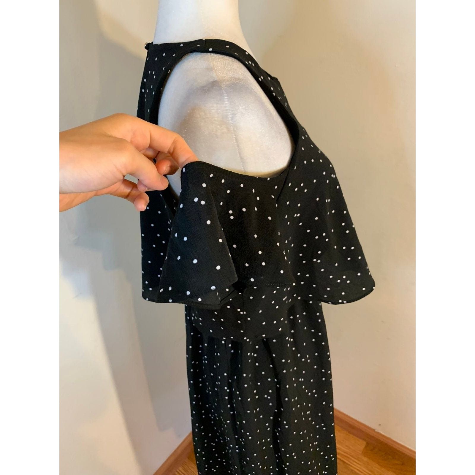 Other Black Polka Dot Dress Size S Size S / US 4 / IT 40 - 5 Thumbnail