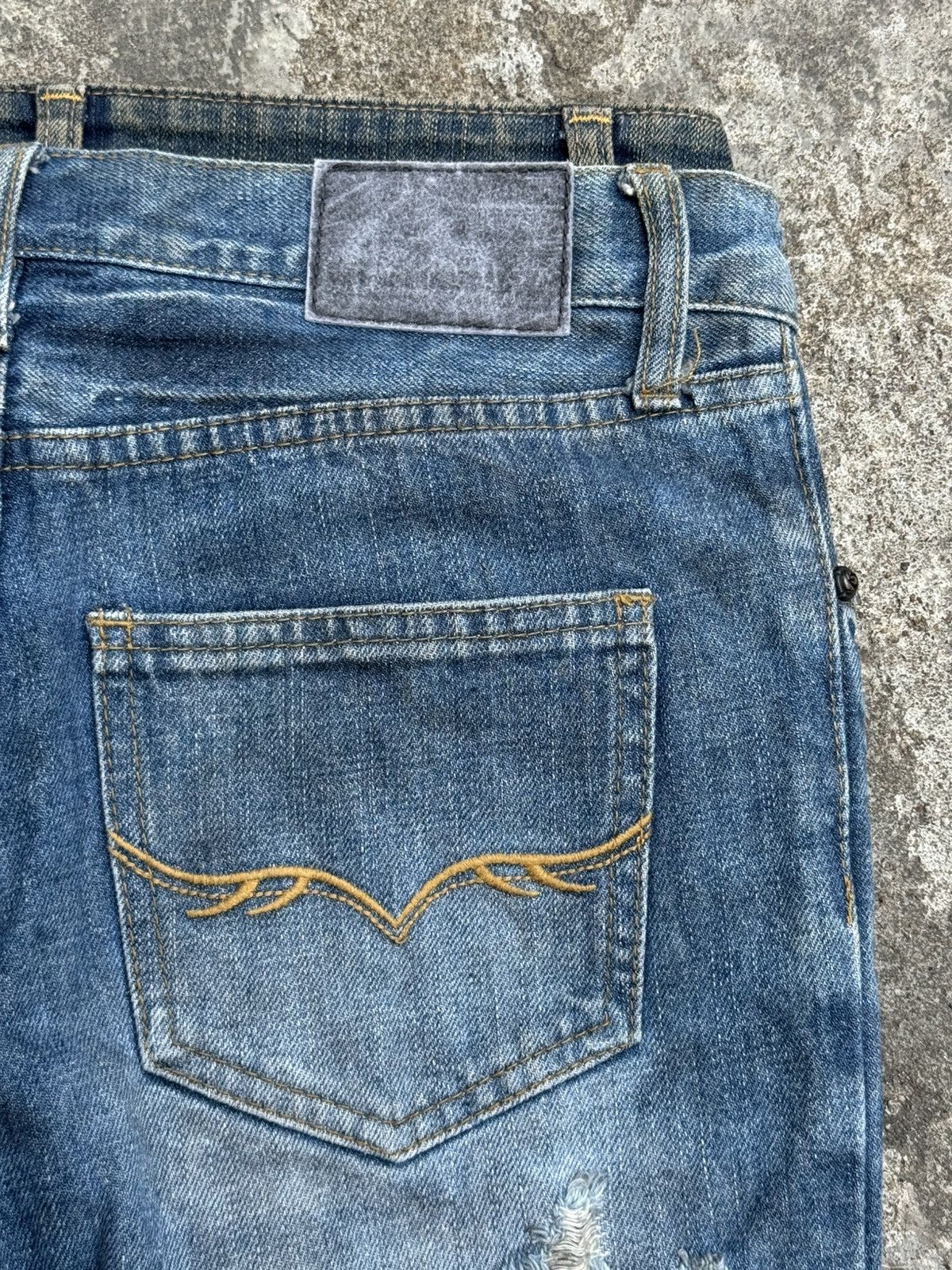 Le Grande Bleu (L.G.B.) Flared Fuga Double Layers 1of1 Denim Pants Goa ifsix Styled Size US 29 - 10 Thumbnail