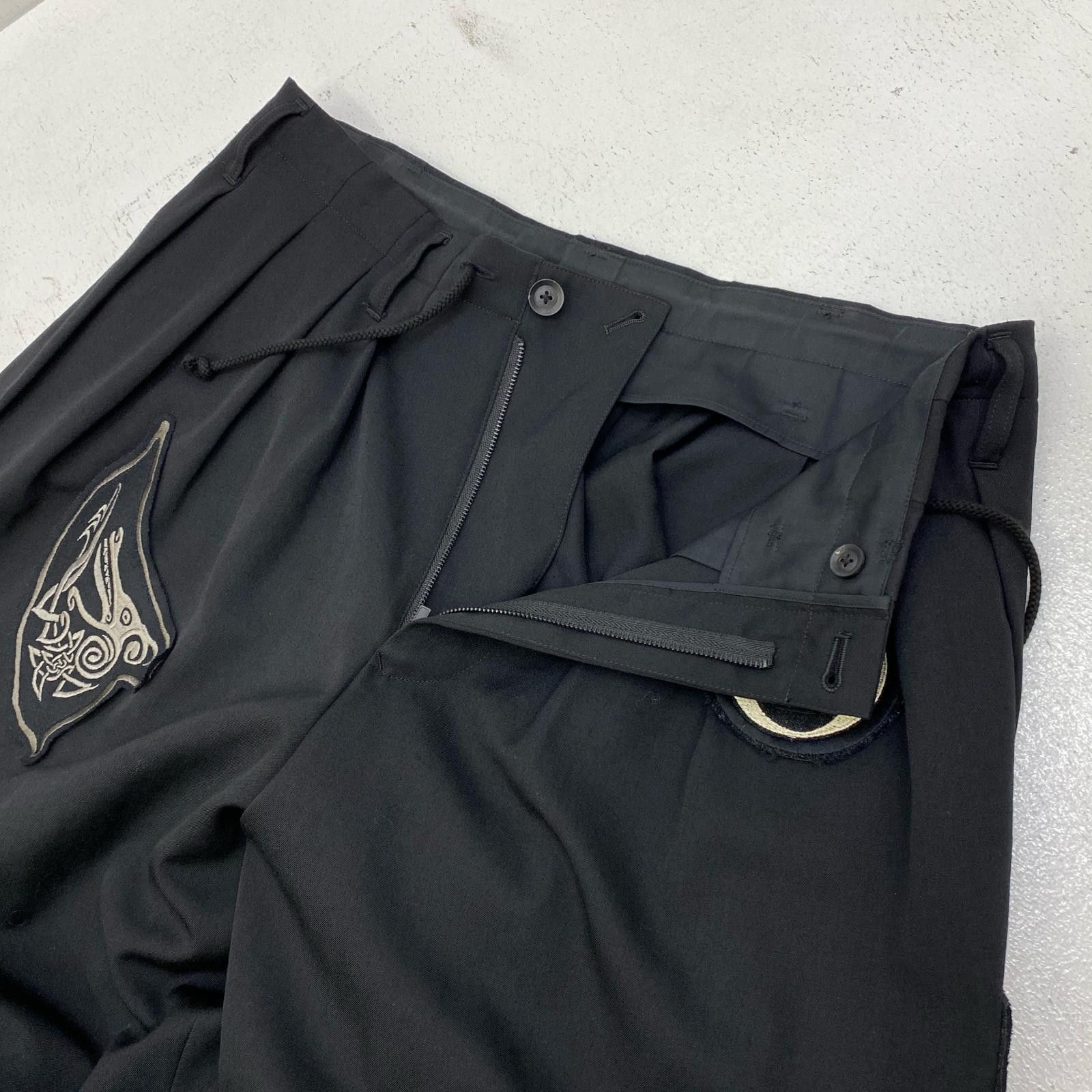 Yohji Yamamoto YOHJI YAMAMOTO POUR HOMME/HR-P17-100 pants Size US 33 - 3 Thumbnail