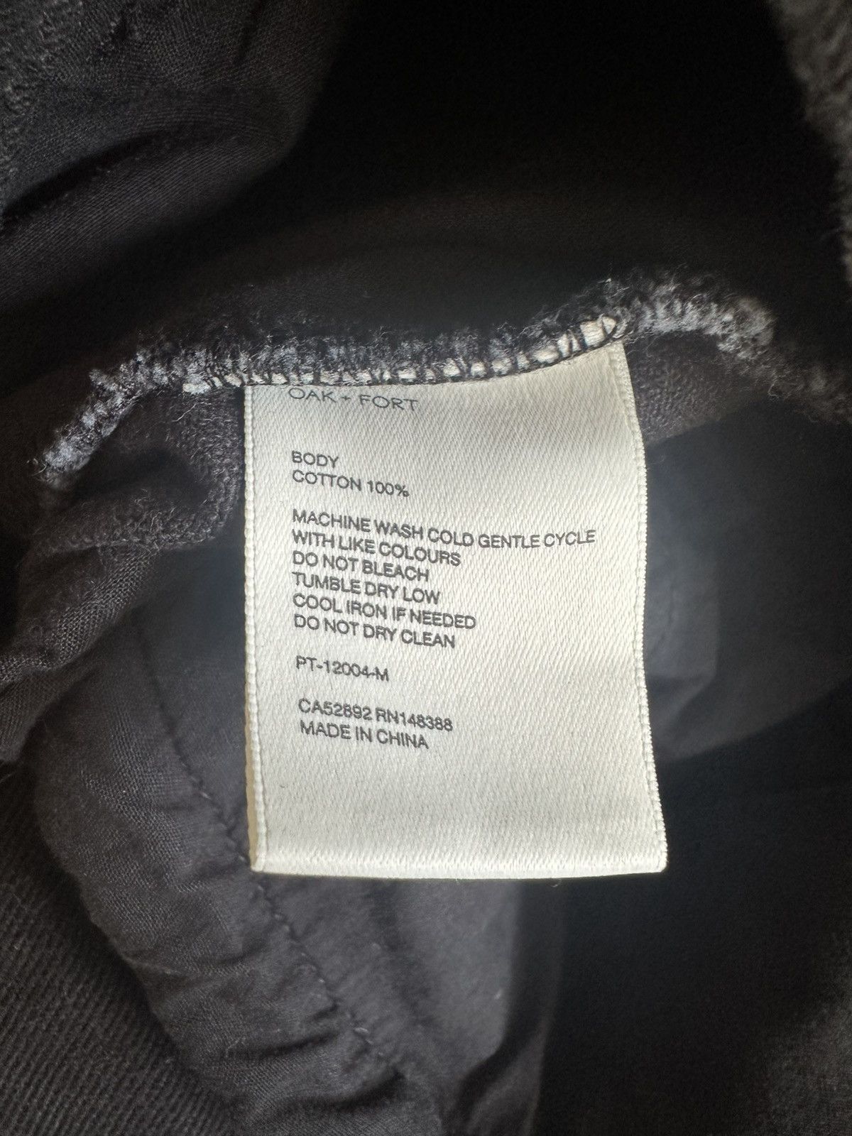 Oak + Fort Oak + Fort Cargo Pants — Black (Baggy, Hemmed for 5’5”) Size US 30 / EU 46 - 6 Thumbnail