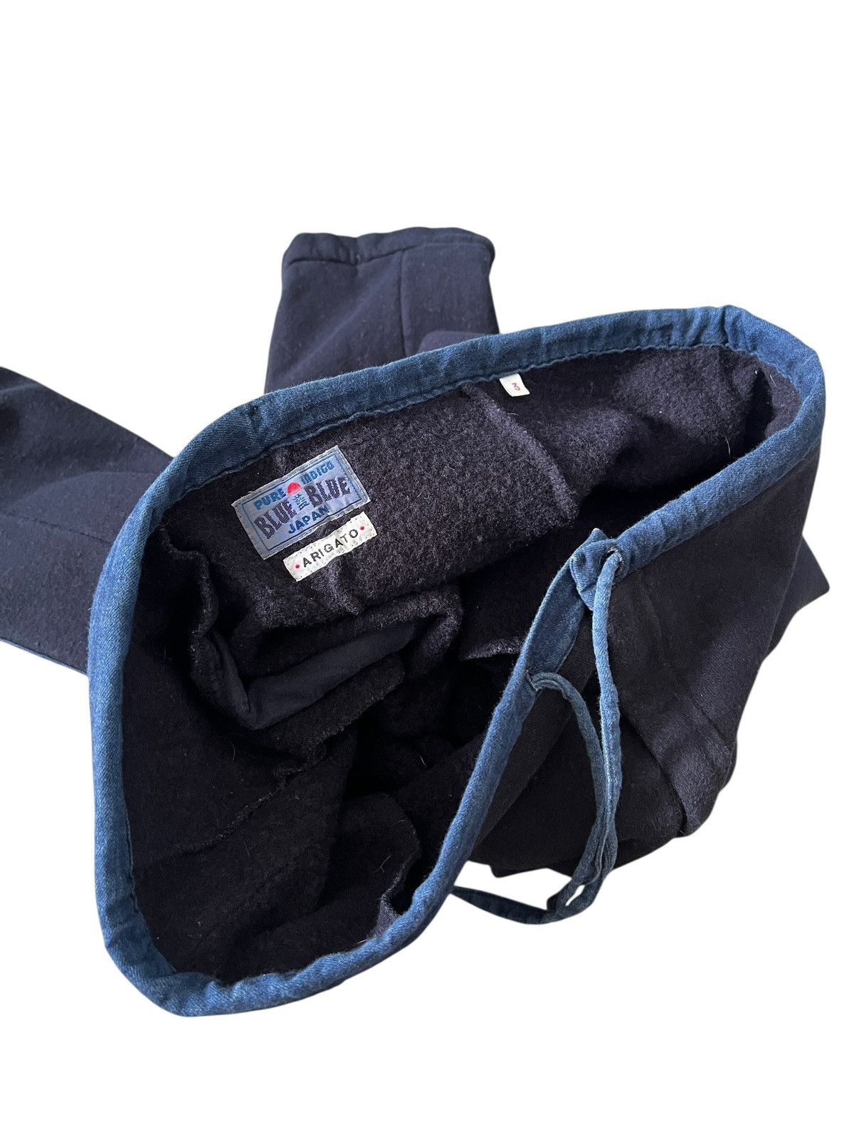 Blue Blue Japan Blue Blue 🇯🇵 Indigo Cotton Hair Blend Drawstring Pants Size US 34 / EU 50 - 9 Thumbnail