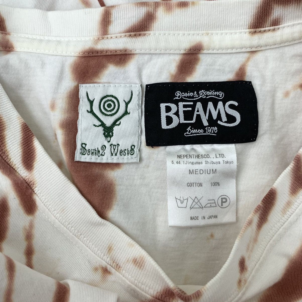 Nepenthes SOUTH2 WEST8 x BEAMS Nepenthes Co Japanese Brand Short Size US M / EU 48-50 / 2 - 4 Thumbnail