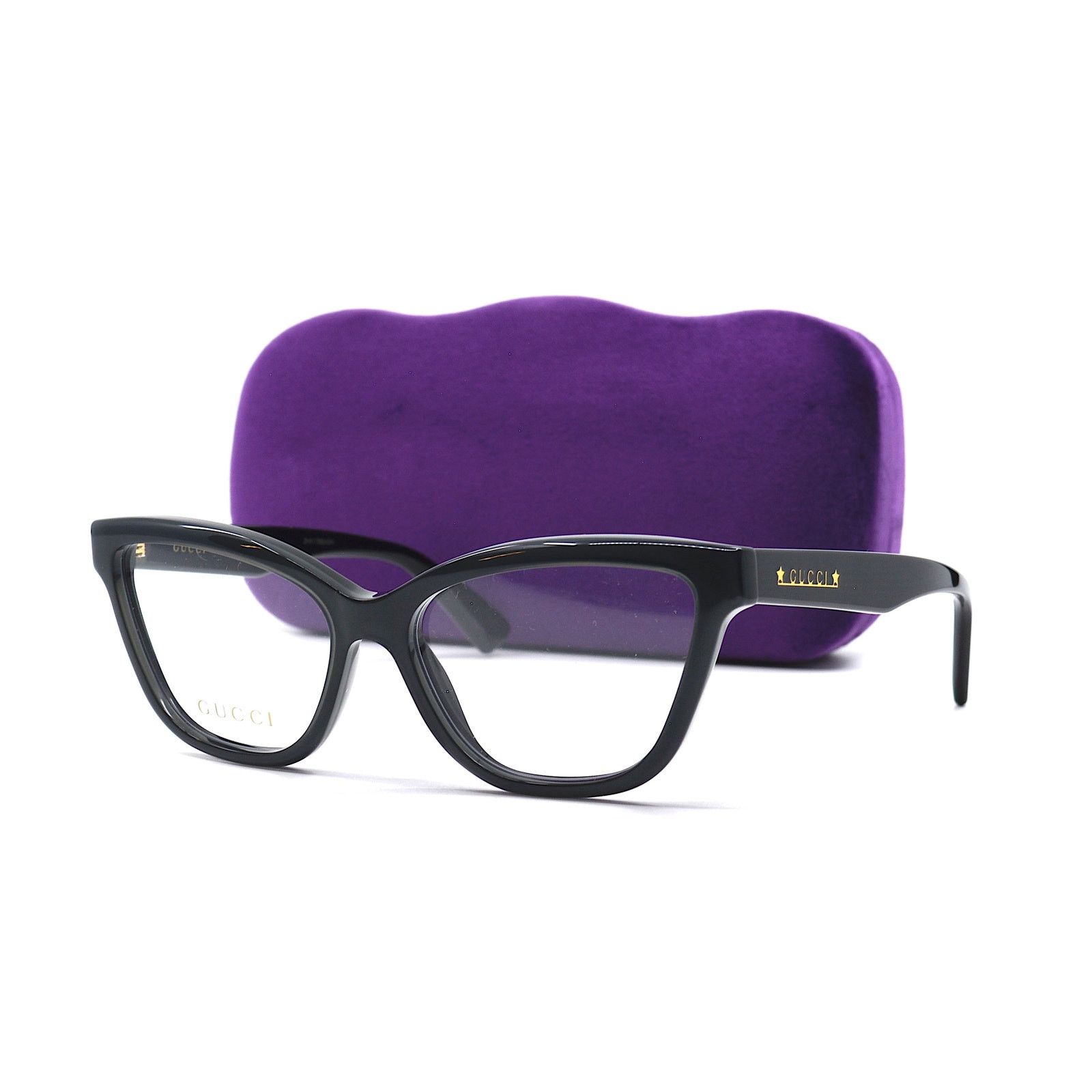 Gucci NEW GUCCI GG1589O 001 BLACK AUTHENTIC EYEGLASSES FRAME Size ONE SIZE - 12 Thumbnail