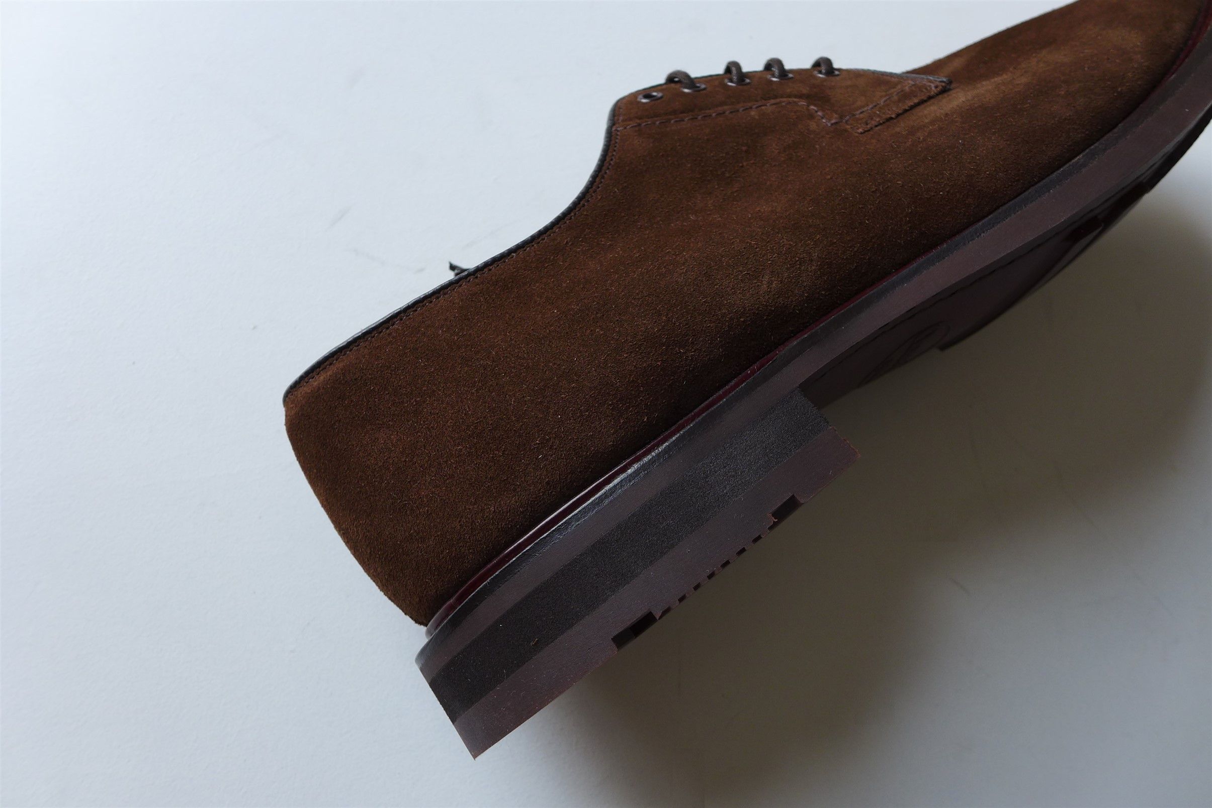 Church's n/a Churchs Bestone Derby Shoes - Sigar Castoro Suede Size US 11.5 / EU 44-45 - 9 Thumbnail