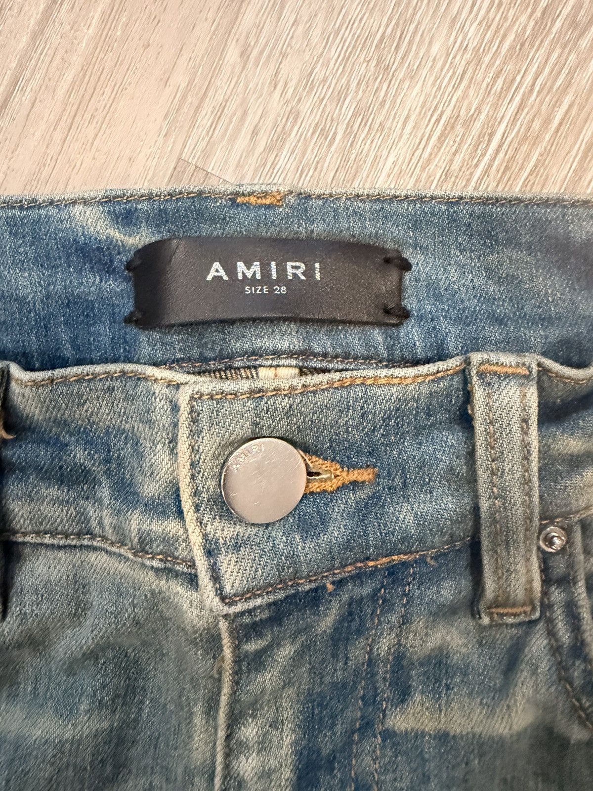 Amiri Amiri Dirty Indigo Size US 28 / EU 44 - 6 Thumbnail