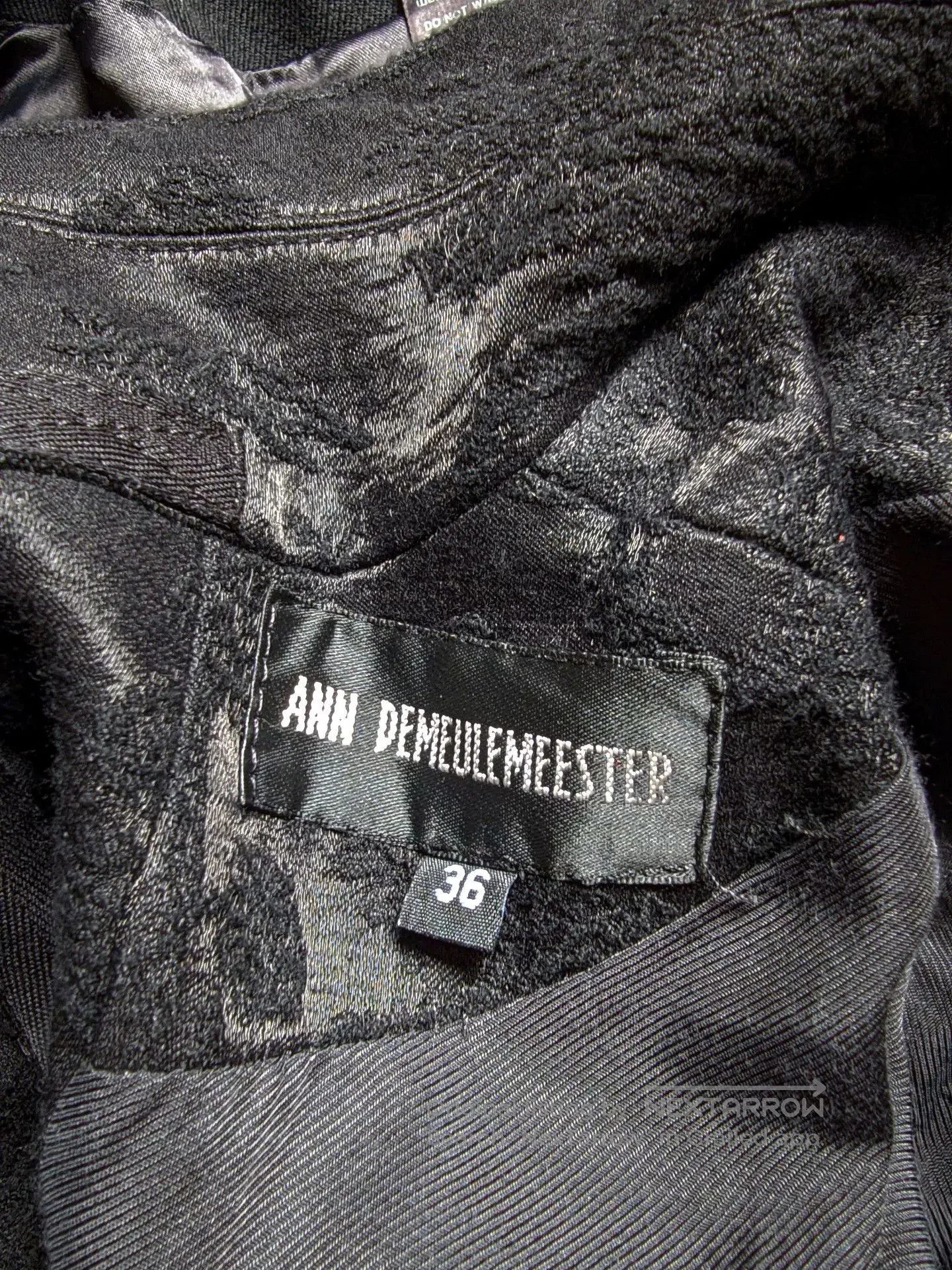 Ann Demeulemeester Ann Demeulemeester Women's Embroidered Coat. Size US XL / EU 56 / 4 - 8 Thumbnail