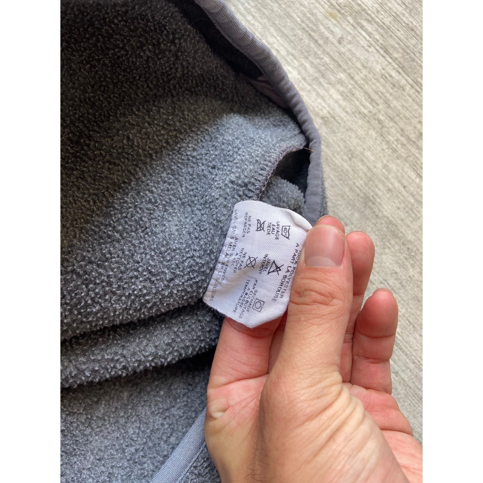 Patagonia × Vintage Vintage Patagonia Grey Fleece Zip Up Jacket Made in USA XL Size US XL / EU 56 / 4 - 5 Thumbnail