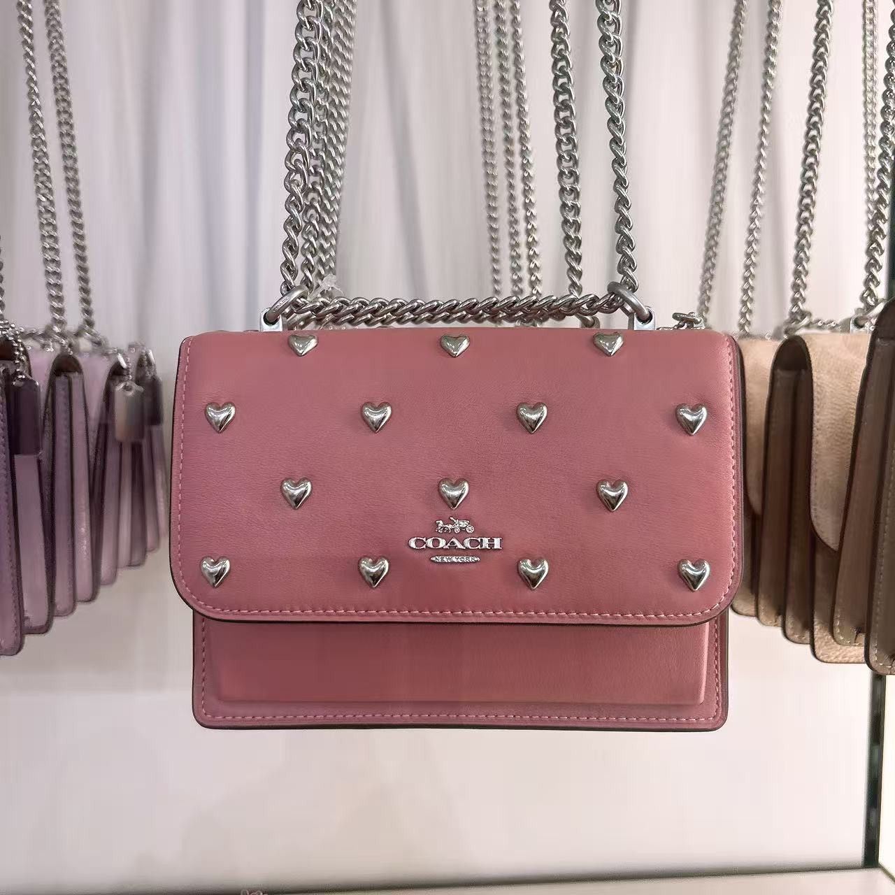 Coach Mini Klare Crossbody Bag With Heart Rivets CDB10 | Grailed