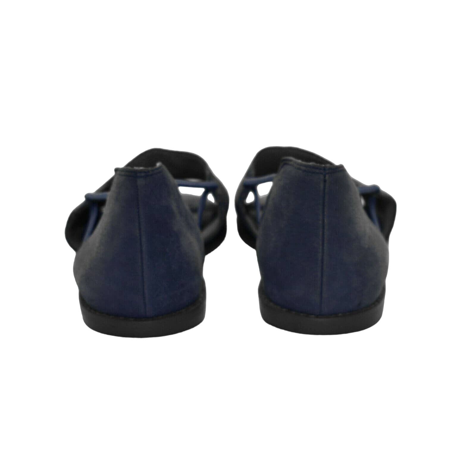 Eileen Fisher B0 NEW EILEEN FISHER Spell Navy Nubuck Sandal Shoes 6 $185 Size US 6 / IT 36 - 5 Thumbnail
