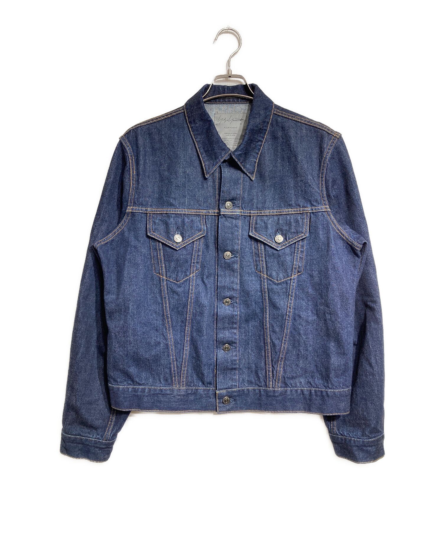 Yohji Yamamoto pour homme DENIM BUTTON-DOWN JACKET