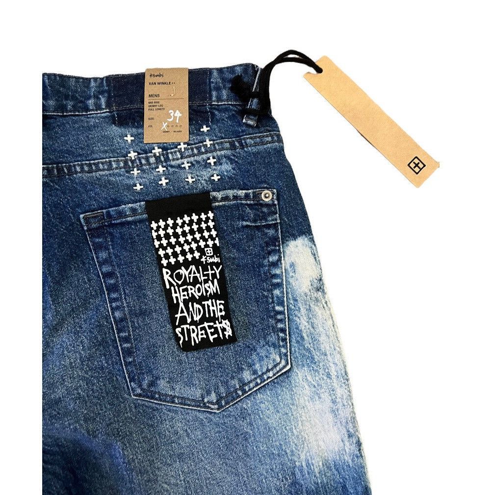 Ksubi Ksubi Mens Jeans Denim Van Winkle Heavens Skinny Size 34/32 Size US 34 / EU 50 - 5 Thumbnail