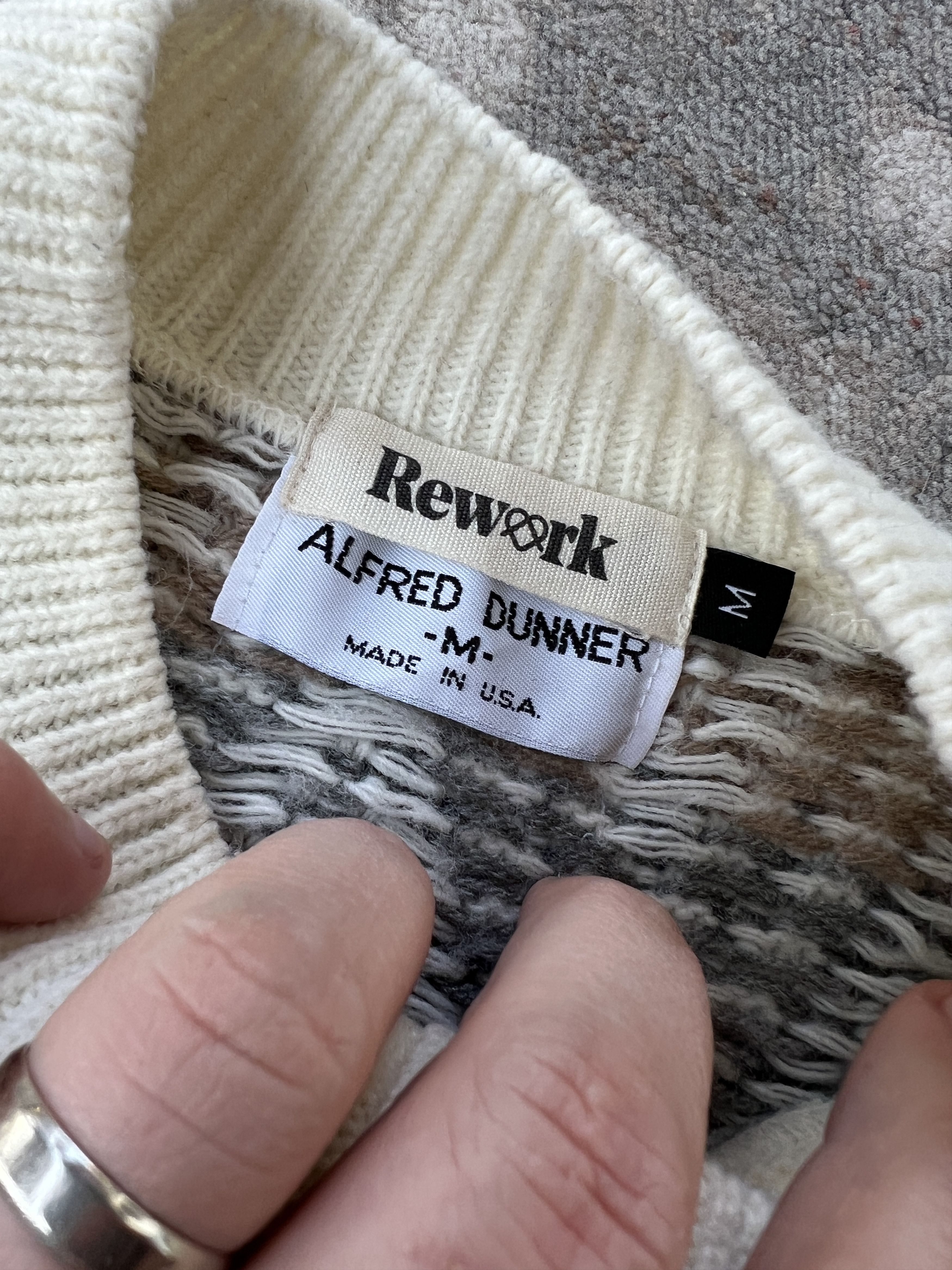 Vintage Alfred Dunner Made In USA Vintage Sweatshirt Size US M / EU 48-50 / 2 - 2 Thumbnail