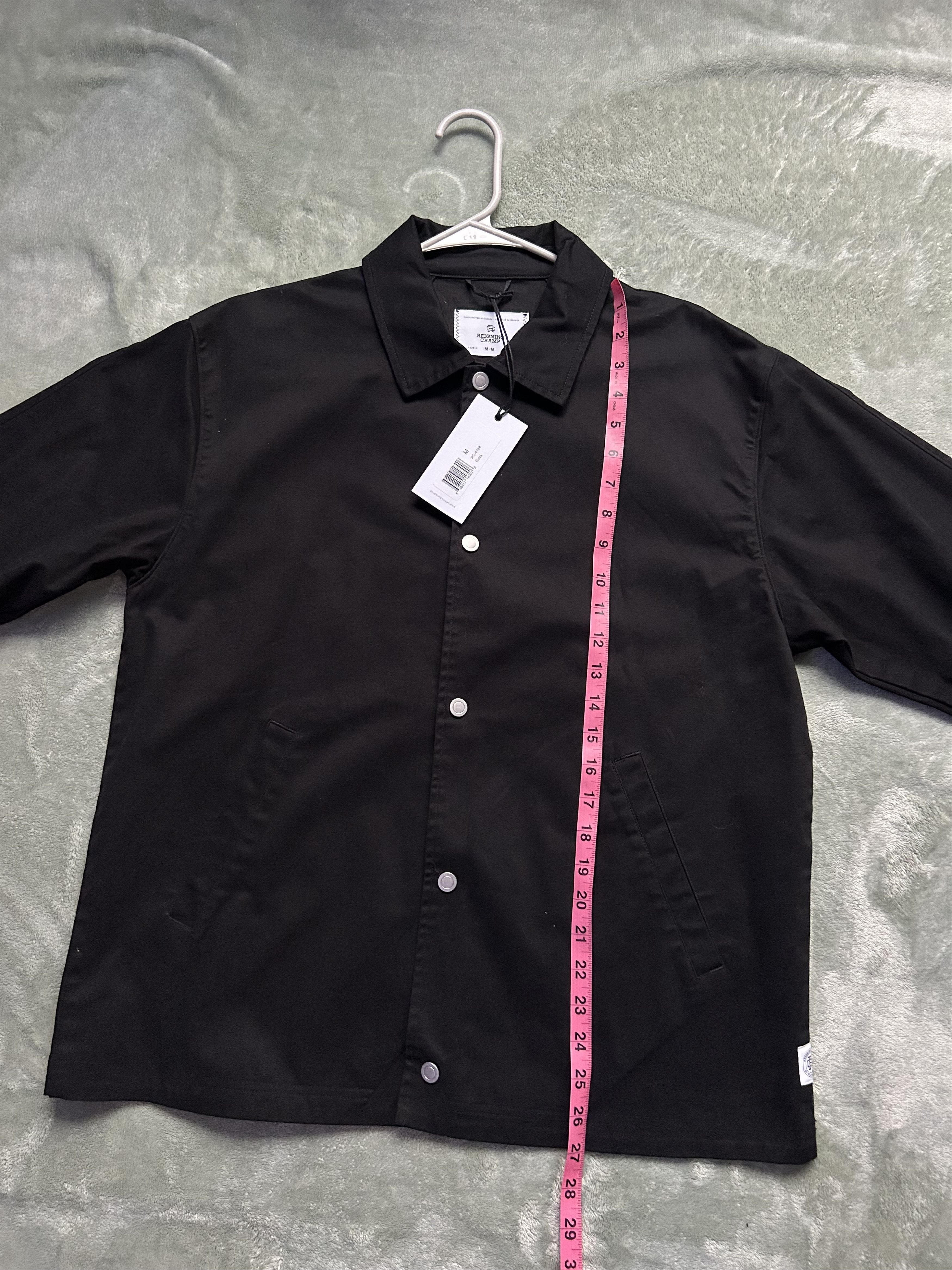 Reigning Champ Reigning Champ Ripstop Coach Jacket Black -Size M NWT Size US M / EU 48-50 / 2 - 3 Thumbnail