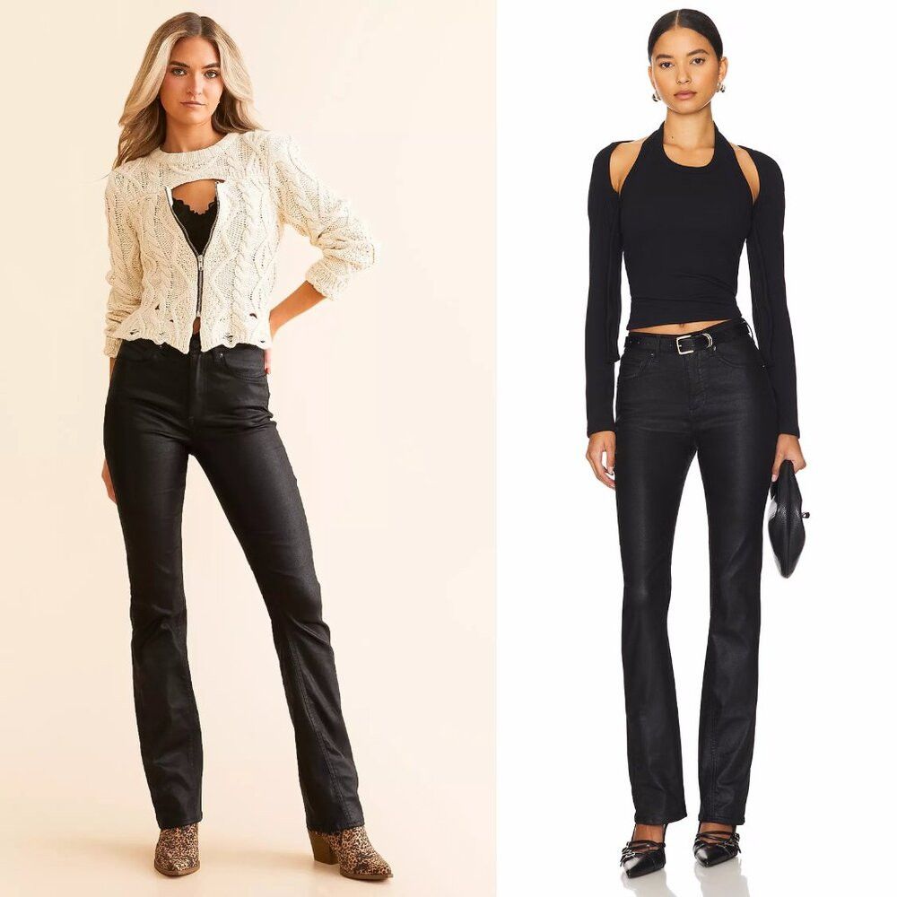 Free People NWT New Free People We The Free Xena Slim Straight Coated B Size 27" / US 4 / IT 40 - 1 Thumbnail