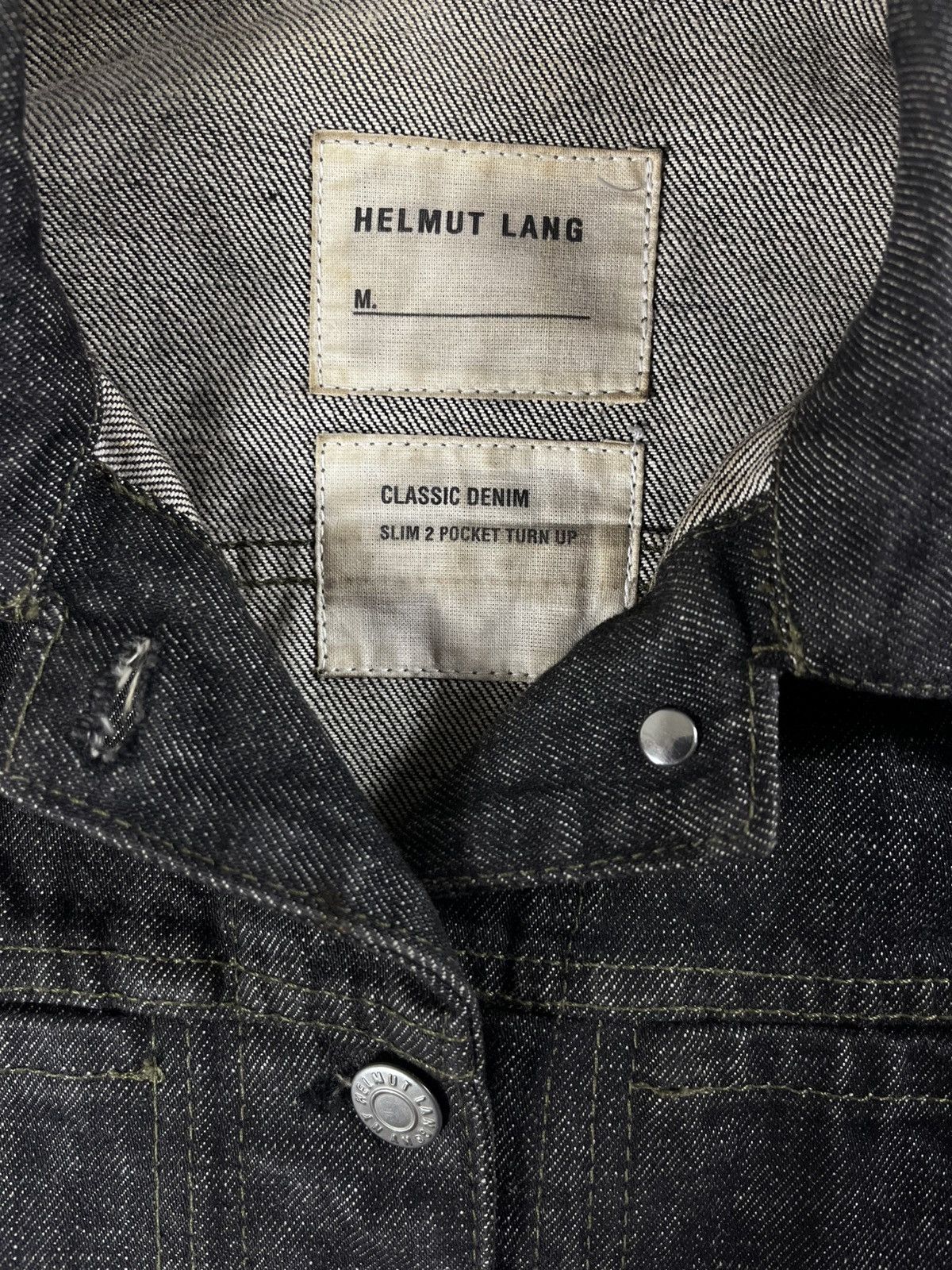 Helmut Lang Helmut Lang - 90’s Slim 2 Pockets Denim Jacket Size US S / EU 44-46 / 1 - 4 Thumbnail