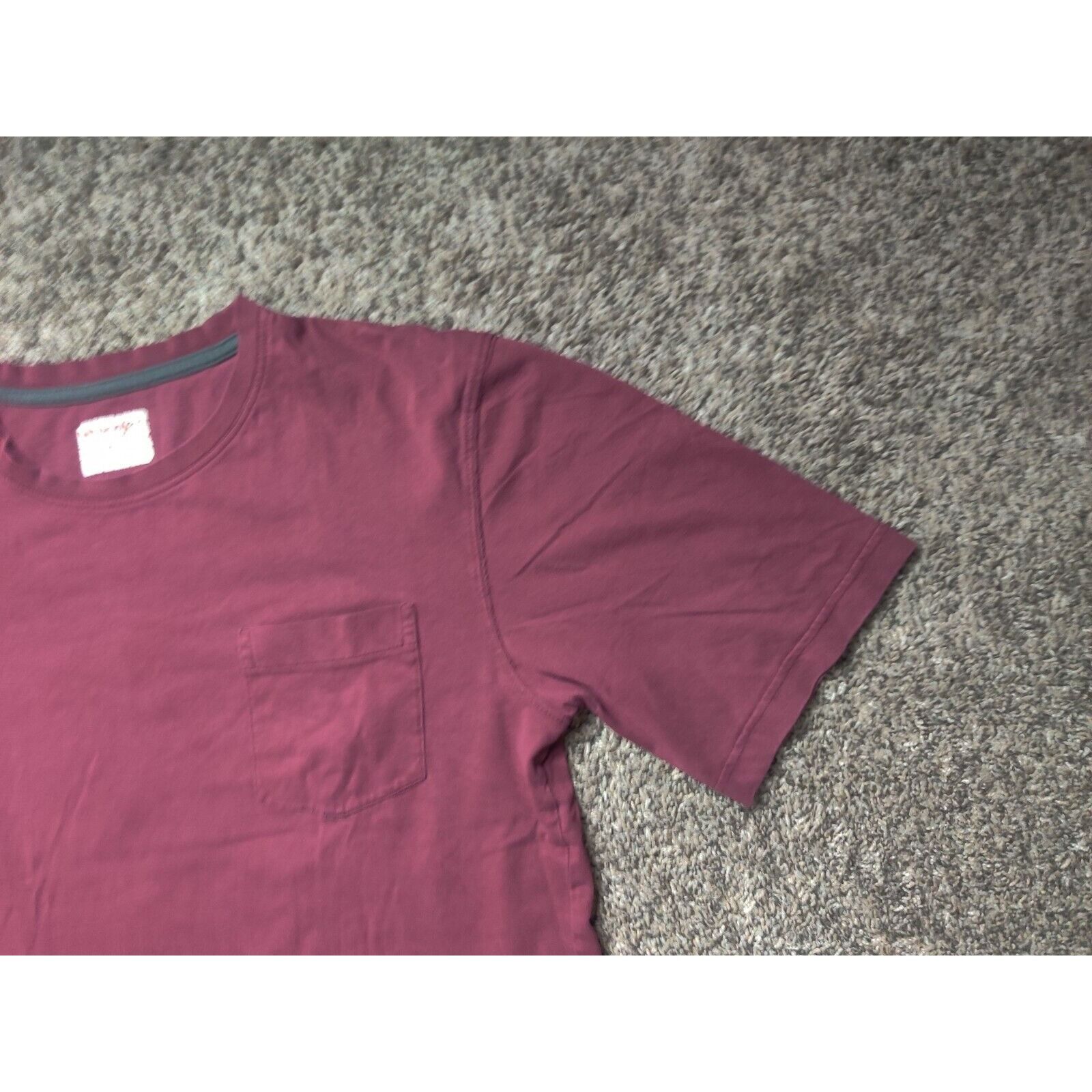 Wrangler Wrangler Shirt Adult Mens Large Maroon Torso Pocket Size US L / EU 52-54 / 3 - 3 Thumbnail