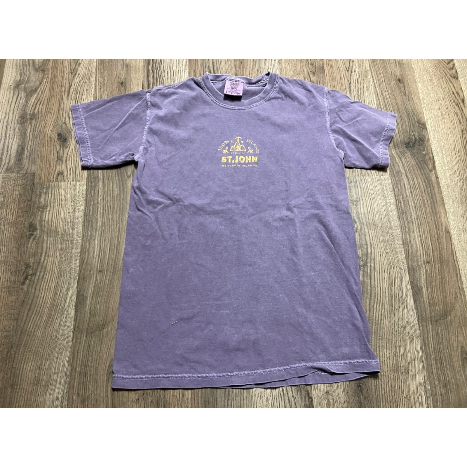 Comfort Colors Comfort Colors Shirt Women's Size Small Purple St. John US Virgin Island Size S / US 4 / IT 40 - 2 Thumbnail