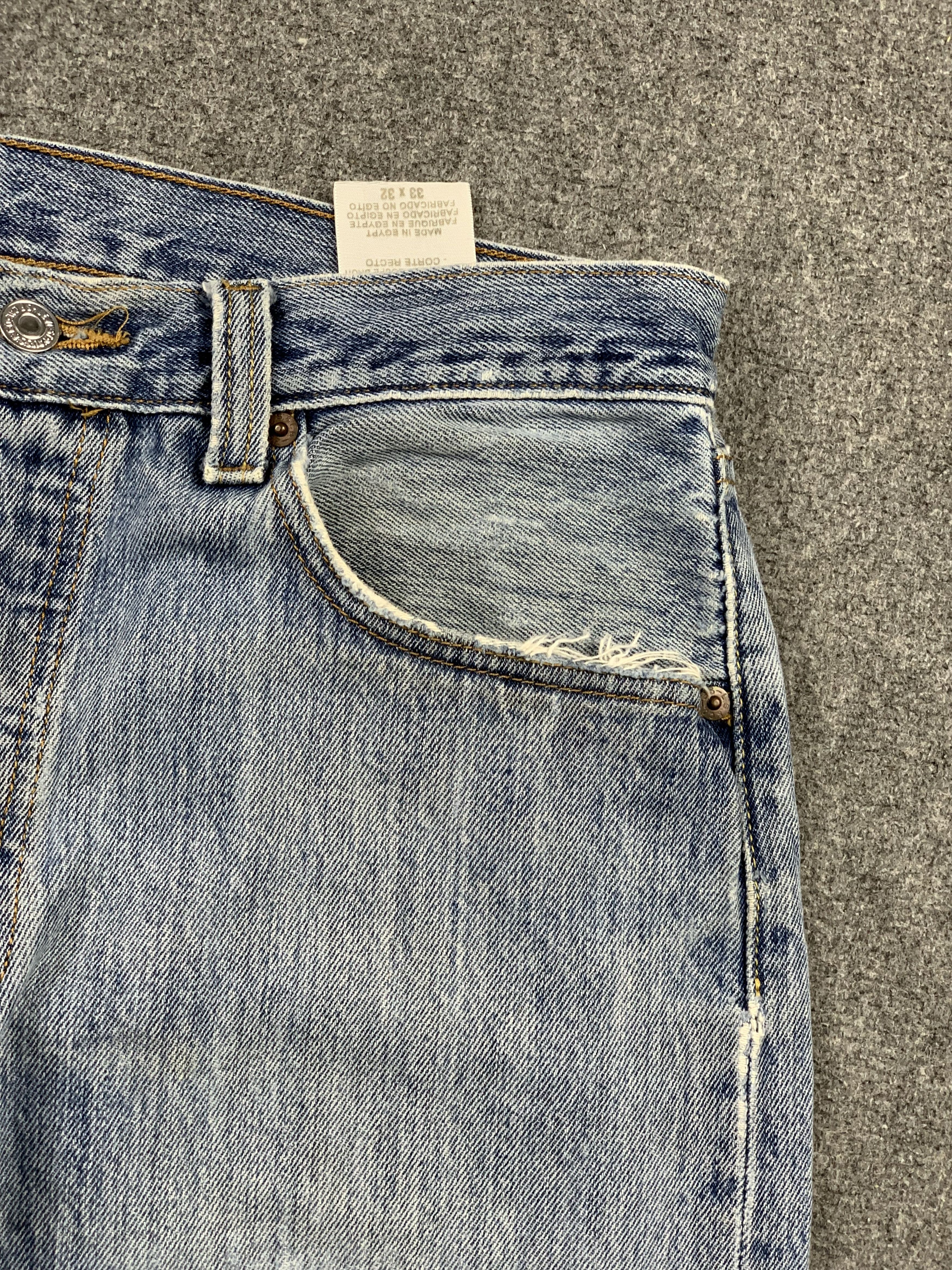 Levi's Vintage Levis 501 Faded Blue Jeans DP2197 Size US 33 - 10 Thumbnail