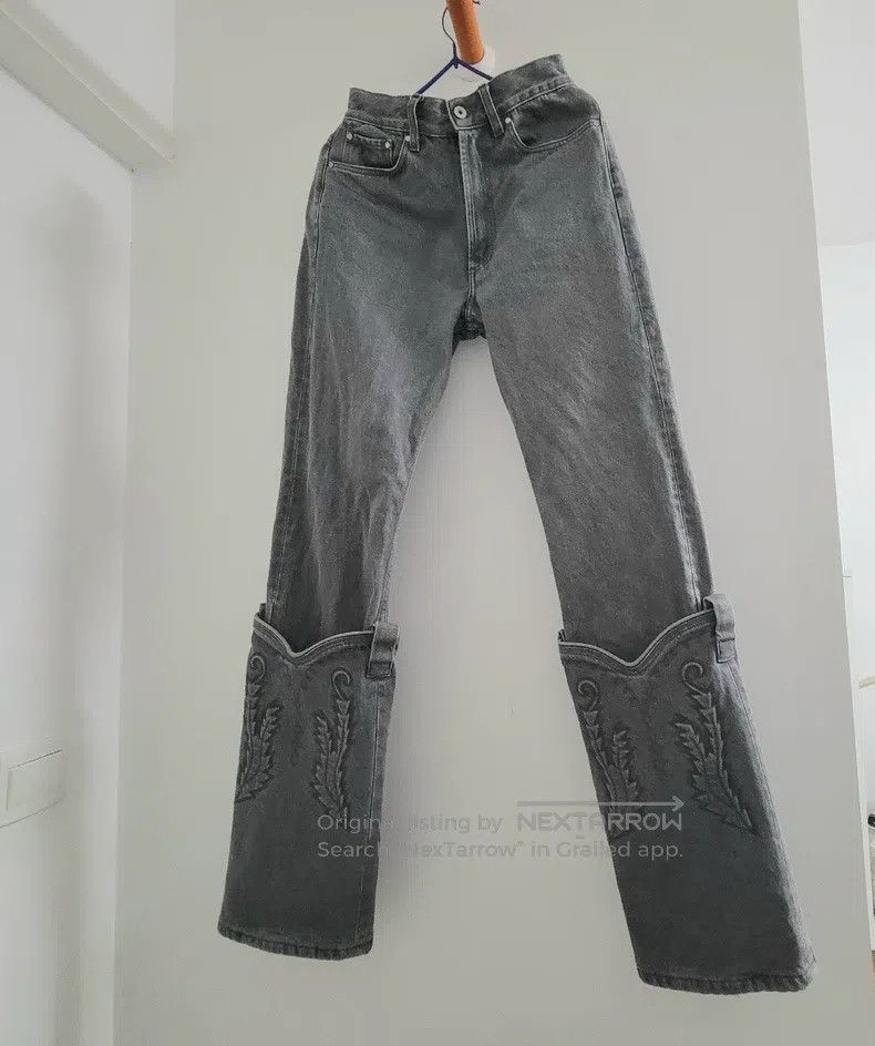 Y/Project Y/Project 25 Grey Deconstruction Washed Jeans Size US 30 / EU 46 - 2 Thumbnail