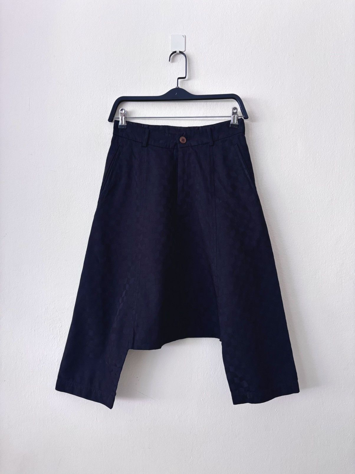 Comme des Garcons Checked Sarouel Pants Black Size 26" / US 2 / IT 38 - 1 Thumbnail