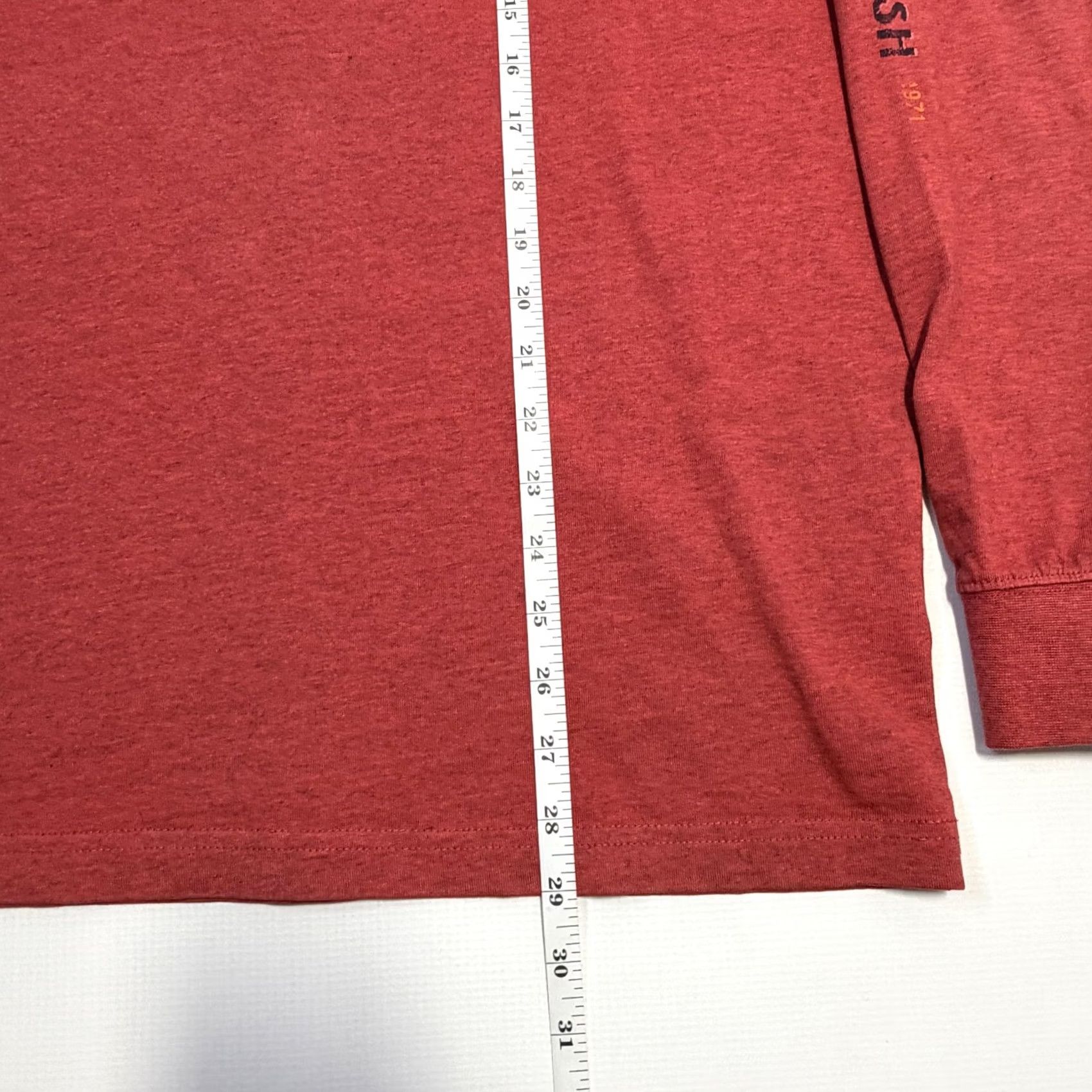 Alife The Black Dog Shirt Mens Long Sleeve Red Crew Neck Graphic Print Life Off The Leash Size US M / EU 48-50 / 2 - 4 Thumbnail