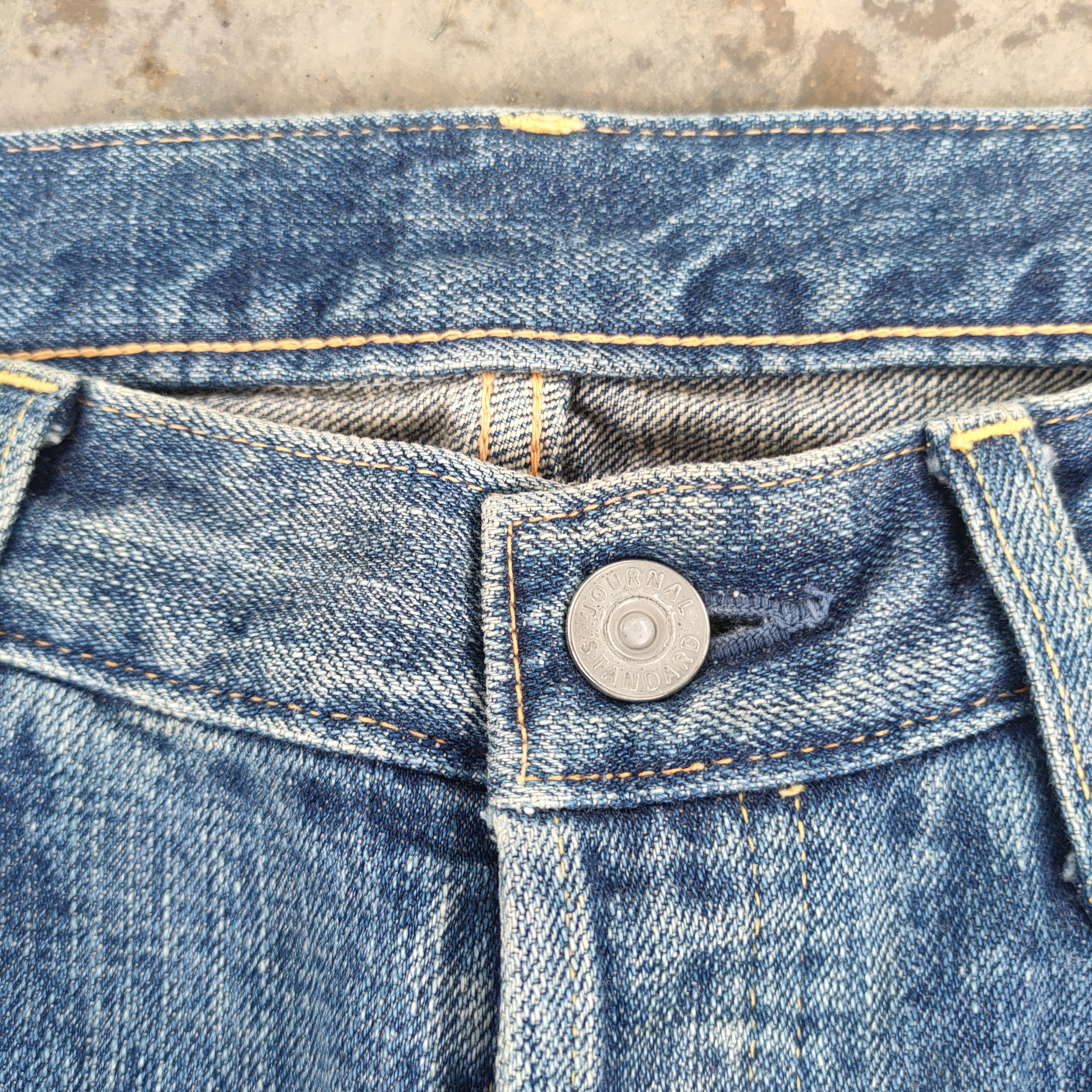 Vision Streetwear Vintage japanese button fly faded jeans denim pants Size US 30 / EU 46 - 10 Thumbnail