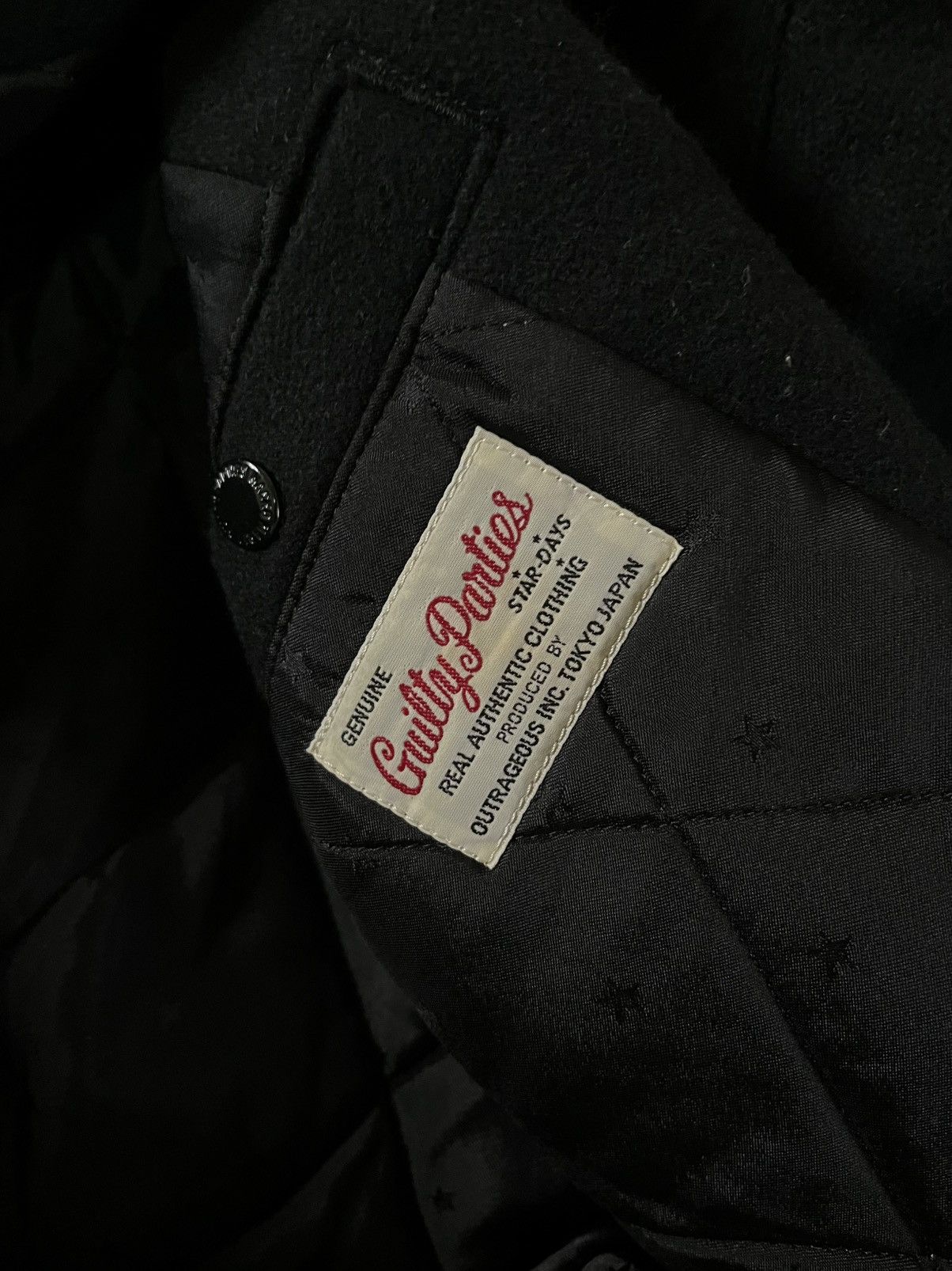Vintage × Wacko Maria WACKO MARIA Shawl collar stadium jacket Size US XXS / EU 40 - 4 Thumbnail