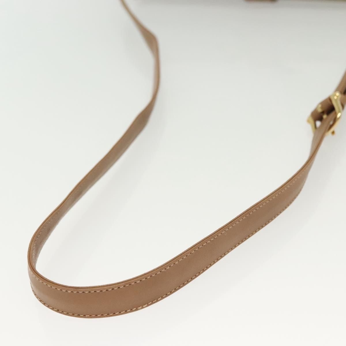 Celine CELINE Macadam Canvas Shoulder Bag Pvc Beige Gold Size ONE SIZE - 8 Thumbnail