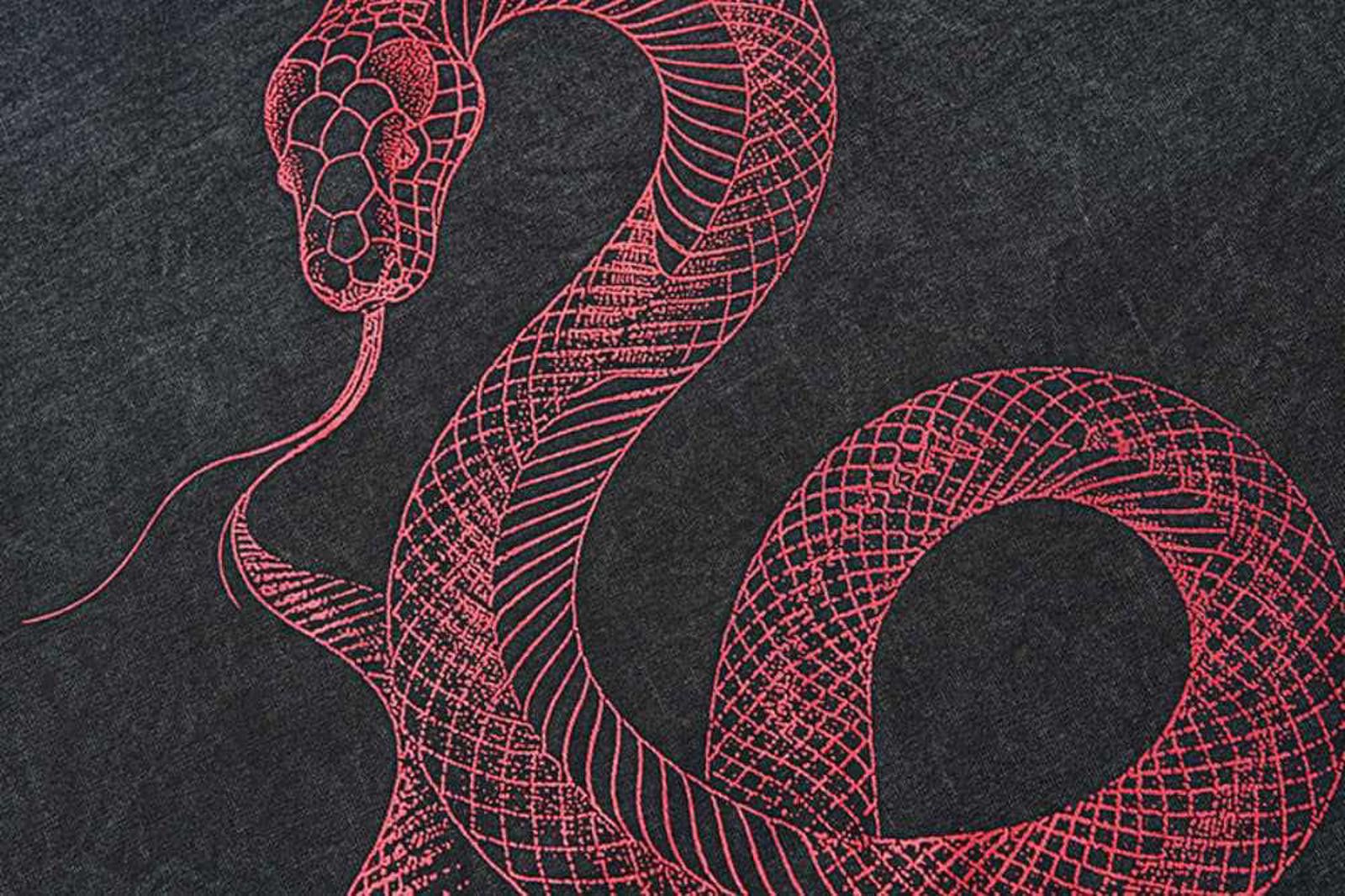 Vintage Graphic Tee with Snake Design Size US M / EU 48-50 / 2 - 3 Thumbnail