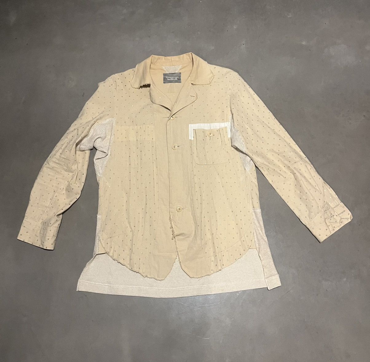 Takahiromiyashita The Soloist. rounded collar bed time shirt. Size US S / EU 44-46 / 1 - 1 Thumbnail