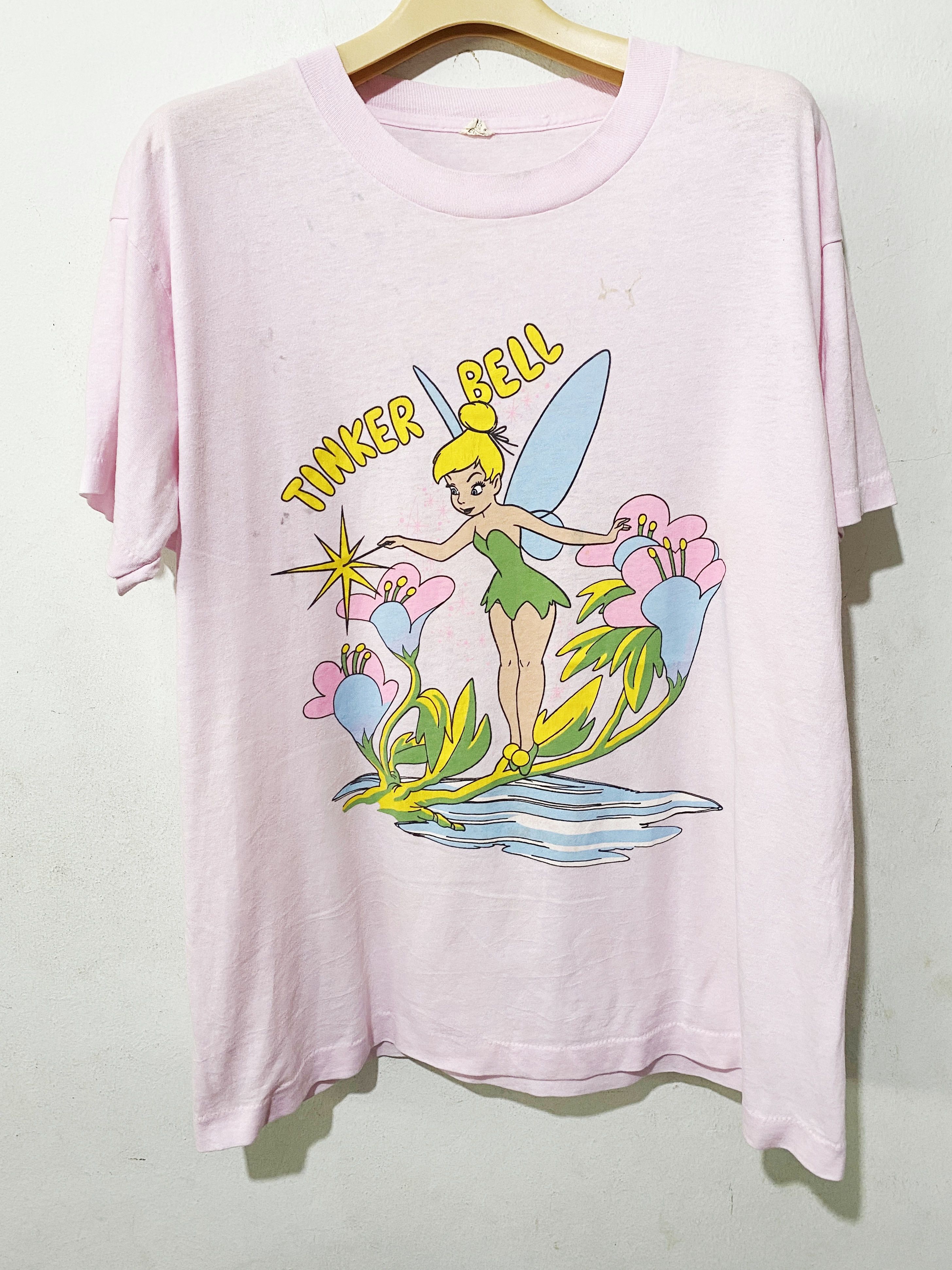 Disney × Vintage Vintage 90s Tinkerbell Shirt Size US L / EU 52-54 / 3 - 1 Thumbnail