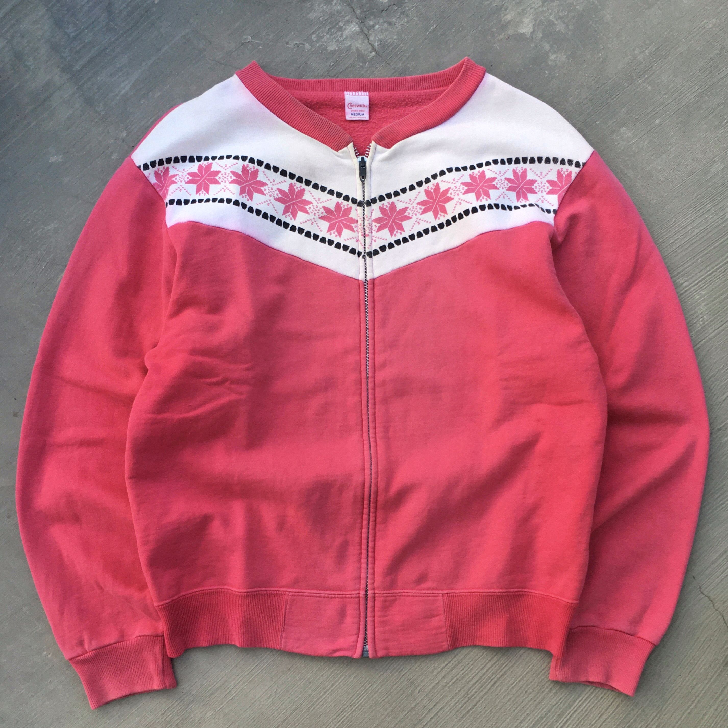 image of Sugar Cane Co Cheswick Zipper Navajo By Toyo Enterprise in Red, Men's (Size Medium)