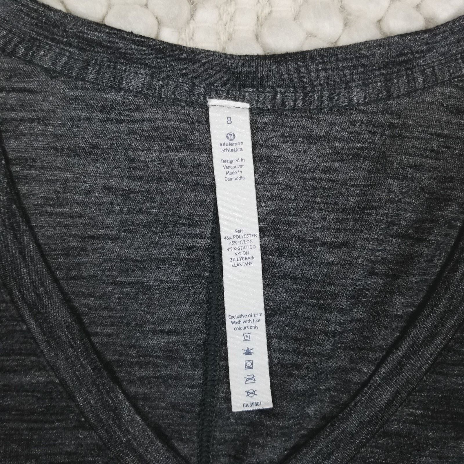 Lululemon Lululemon &go Everywhere Long Sleeve Heathered Black 8 Size M / US 6-8 / IT 42-44 - 7 Thumbnail