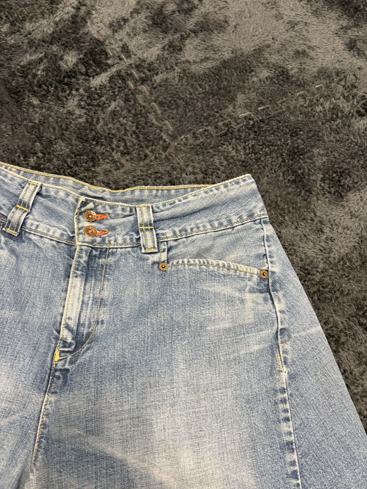 Levi's RARE Vintage Levis Engineered Jeans Baggy Shorts JNCO Style Size US 32 / EU 48 - 7 Thumbnail