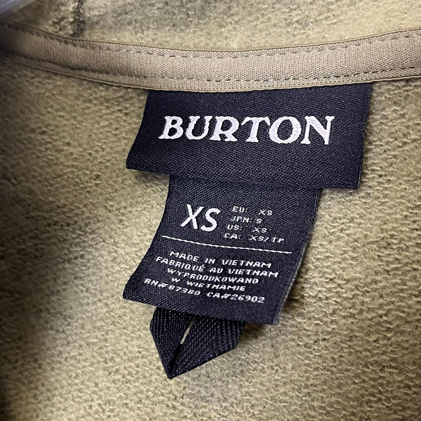 Burton Burton Camo Oak Full-Zip Fleece Hoodie XS Size XS / US 0-2 / IT 36-38 - 3 Thumbnail