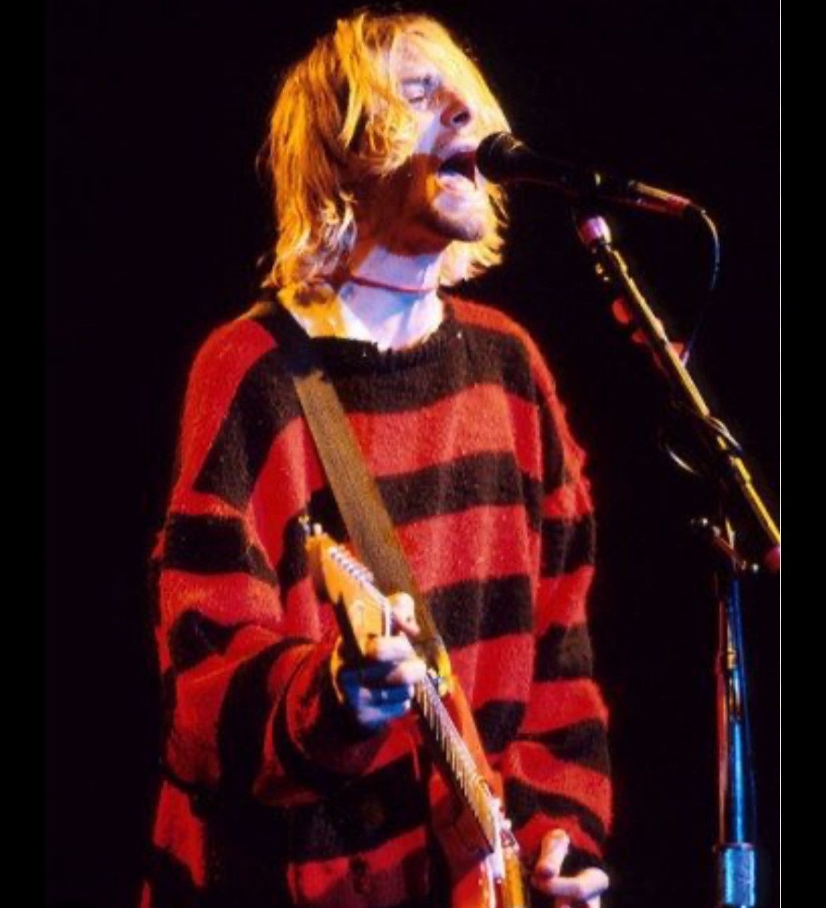 Vintage Amusement 2124 Kurt Cobain Stripe Sweater Style Size US M / EU 48-50 / 2 - 2 Thumbnail