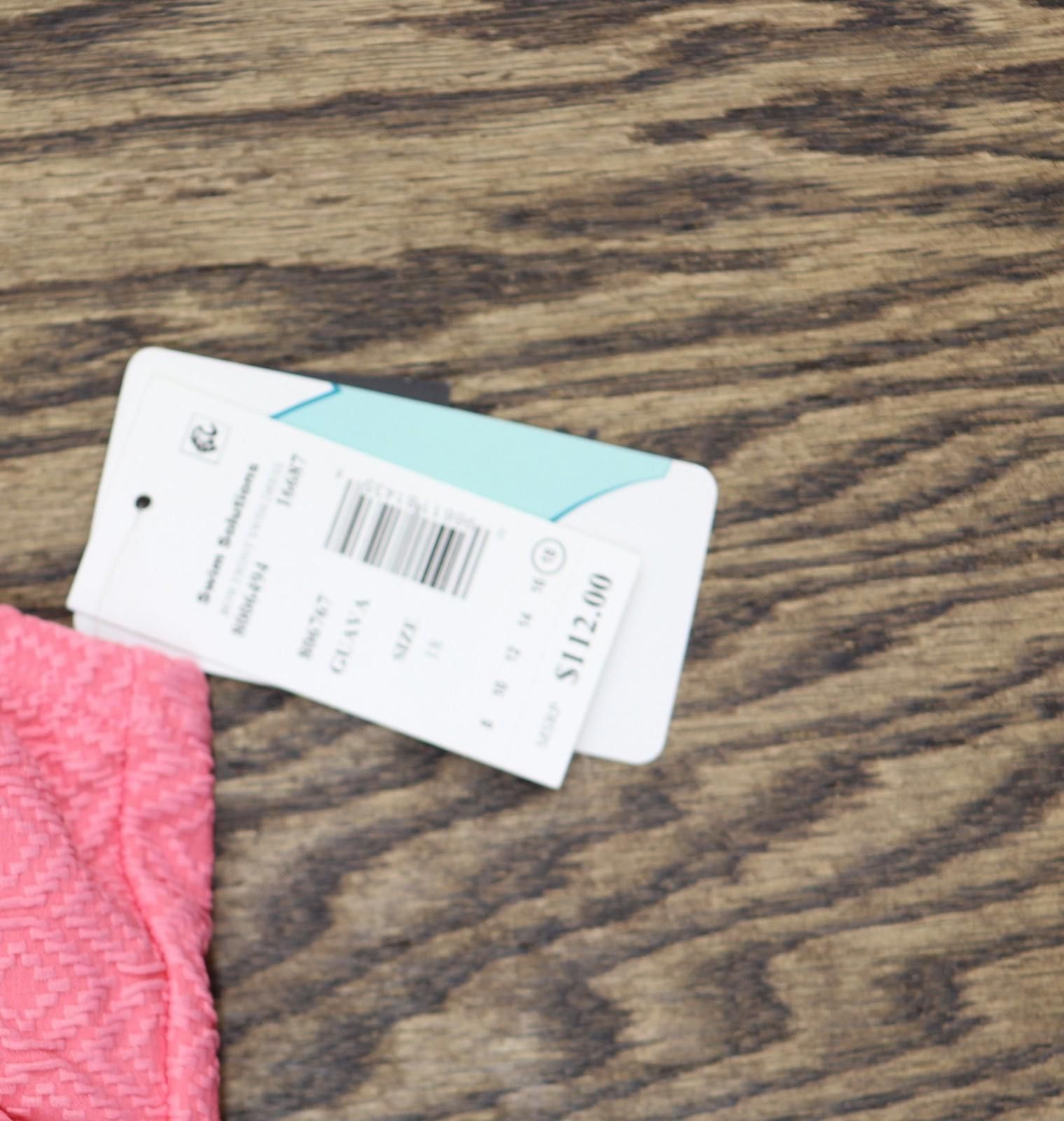 Other Swim Solutions Tie-front Swimdress One Piece Guava Pink 18 Size ONE SIZE - 4 Thumbnail