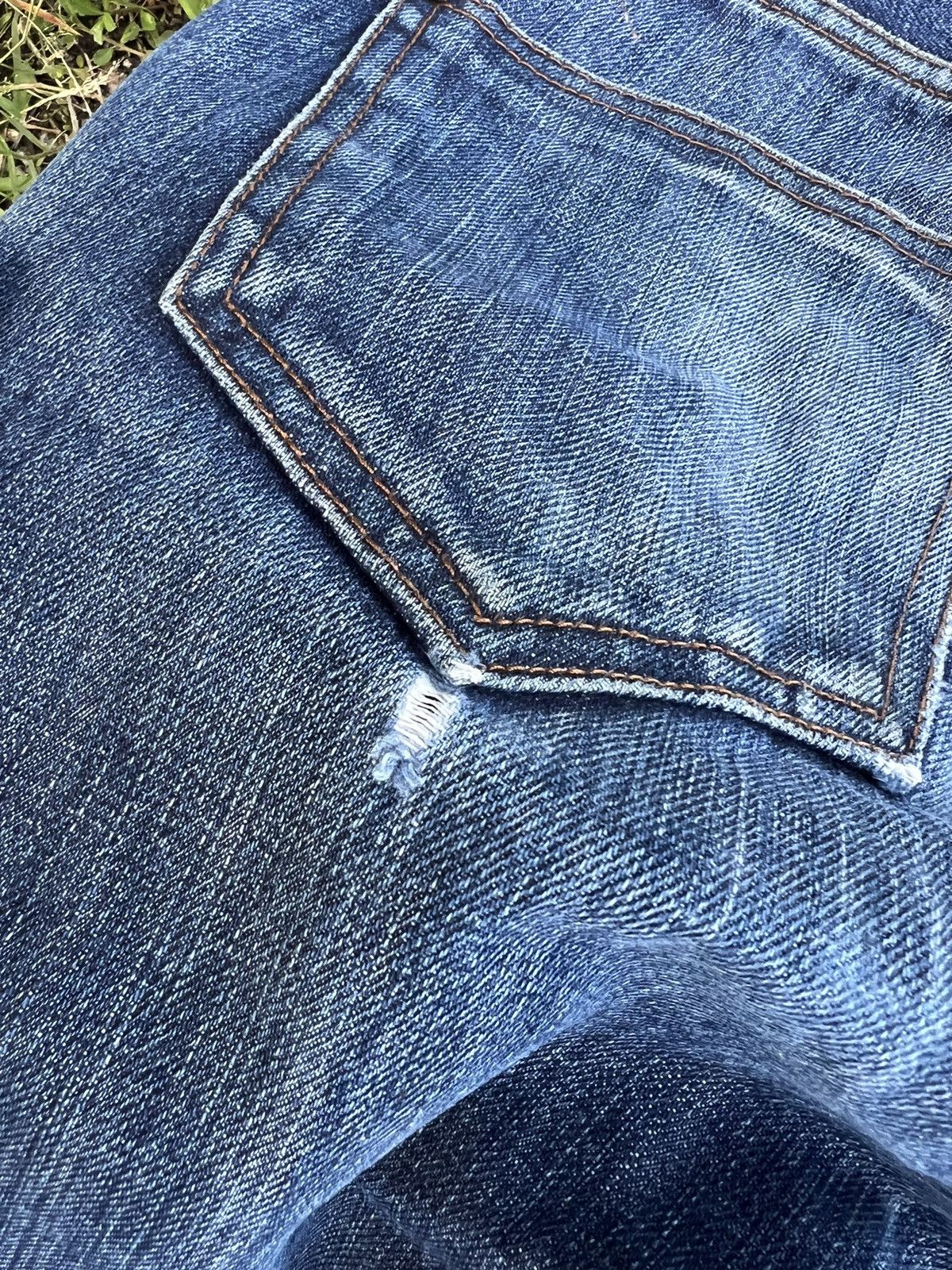Japanese Brand VTG LAGUST DISTRESSED SELVEDGE JEANS VERY RARE Size US 30 / EU 46 - 9 Thumbnail