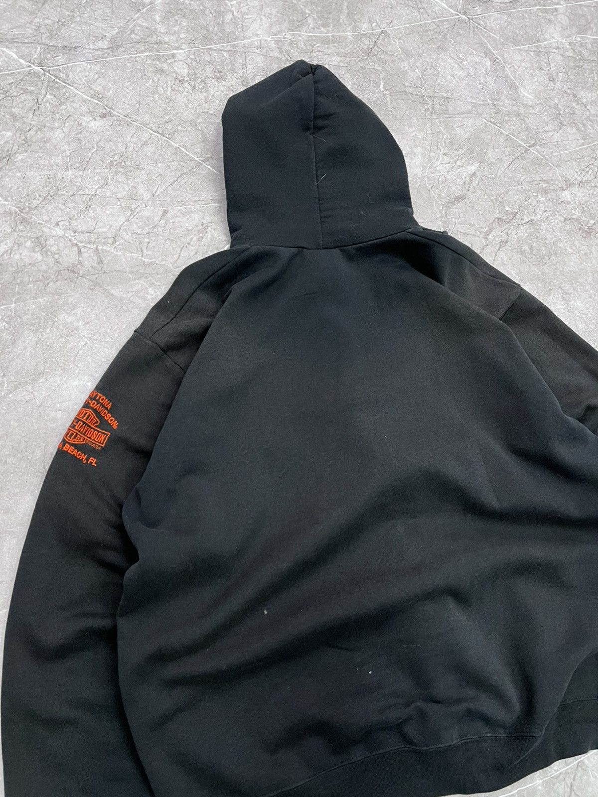 Harley Davidson × Japanese Brand Vintage Y2K BOXY Harley Davidson Printed zip up Hoodie Size US L / EU 52-54 / 3 - 12 Thumbnail