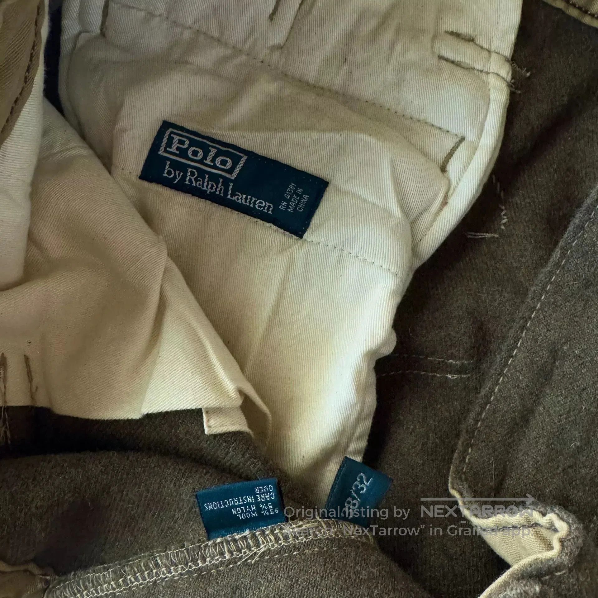 Polo Ralph Lauren Ralph Lauren Wool Cargo Pants. Size US 29 - 5 Thumbnail