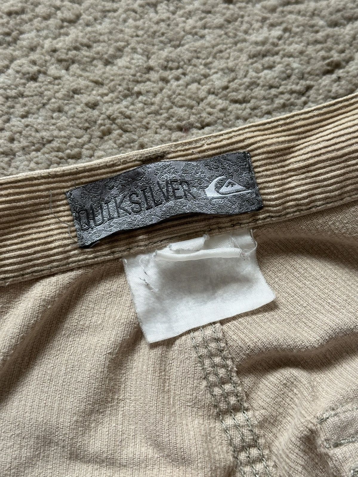 Quiksilver 1990s Quiksilver Corduroy Baggy Cargo Pant Size US 32 / EU 48 - 7 Thumbnail