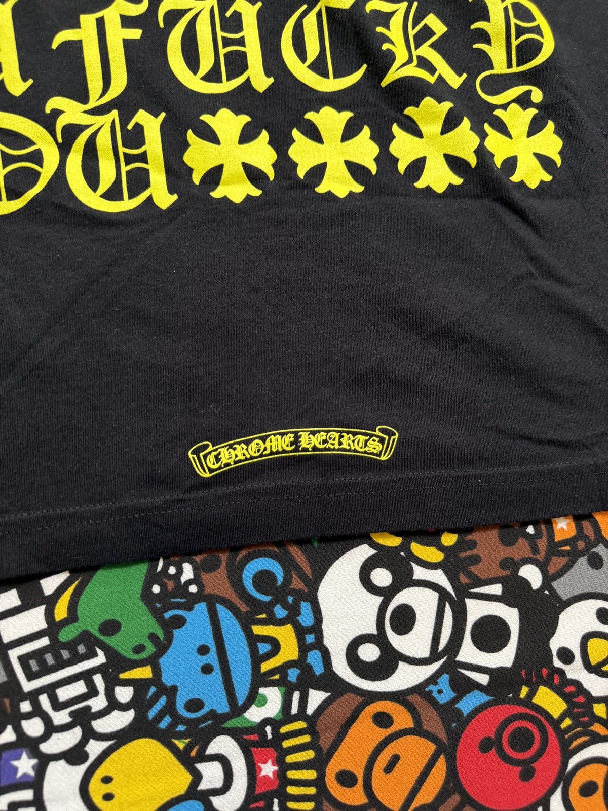 Chrome Hearts Chrome Hearts Yellow Made In Hollywood Logo Tee Size US S / EU 44-46 / 1 - 12 Thumbnail