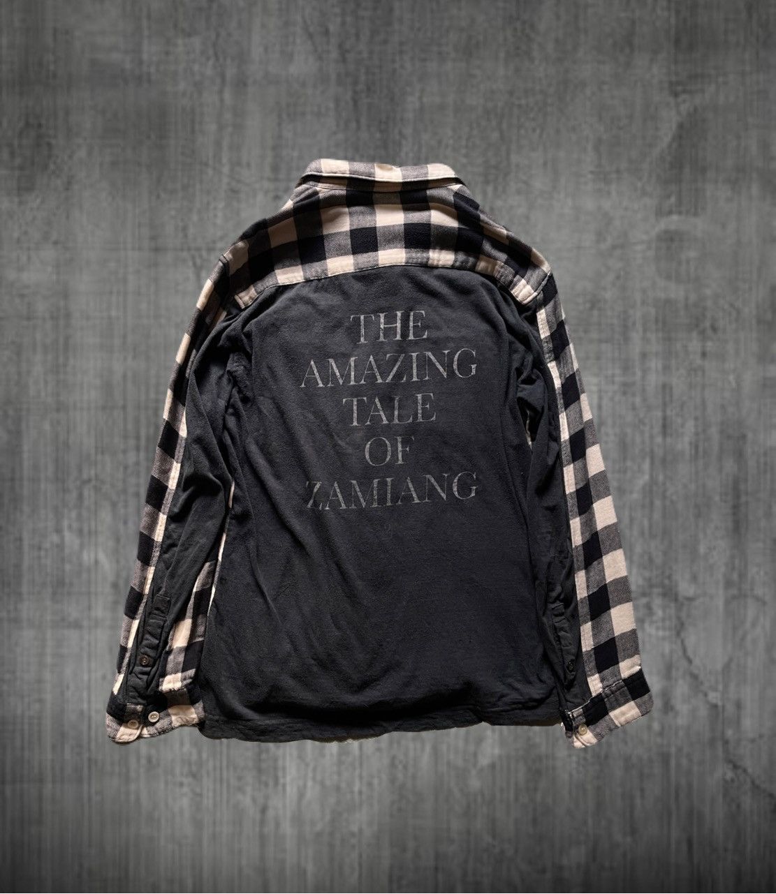 SS06 Undercover Zamiang Docking Flannel Shirts Archive