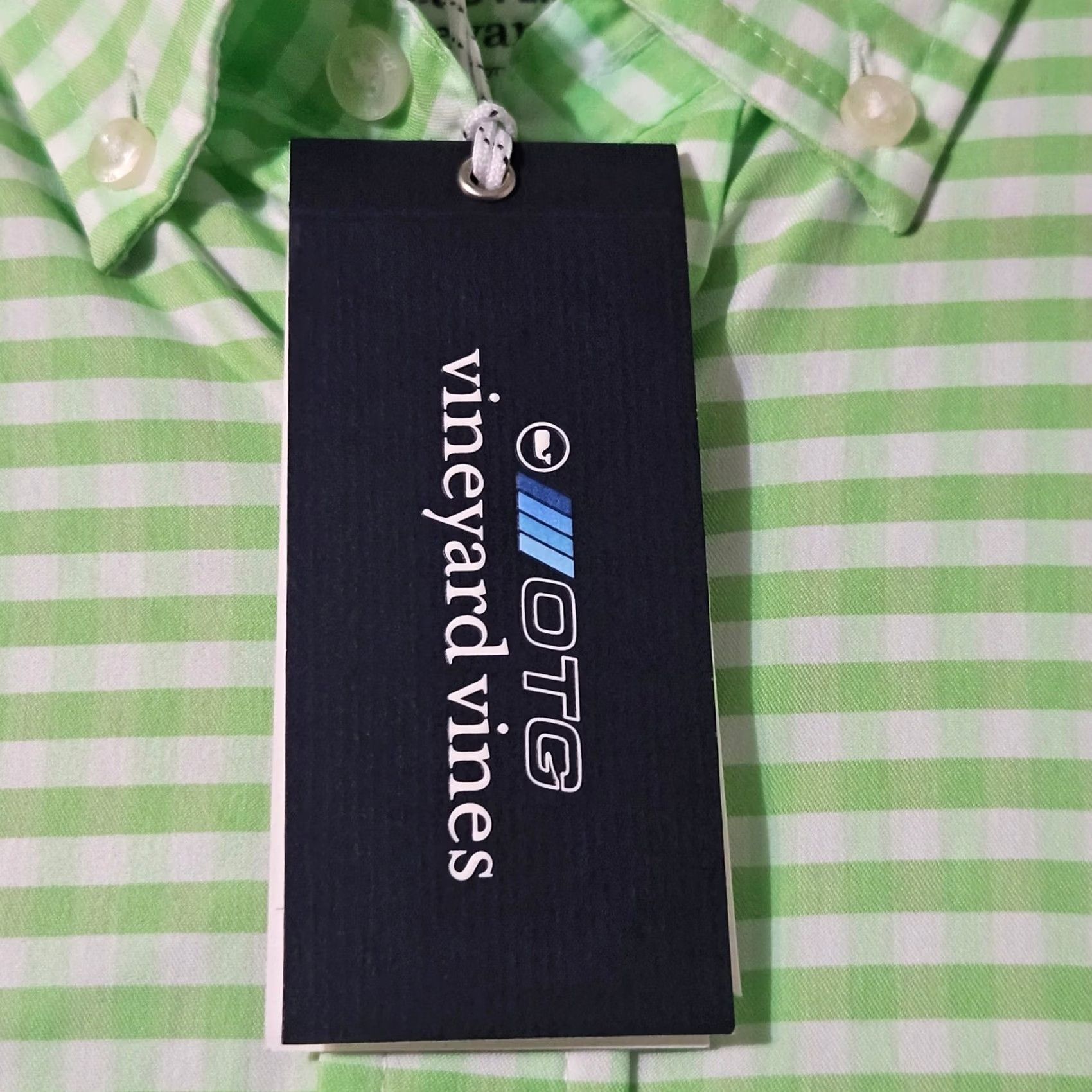 Vineyard Vines Vineyard Vines Shirt Mens XL White NWT Brrr OTG The Performance Size Gingham Green Size US XL / EU 56 / 4 - 4 Thumbnail