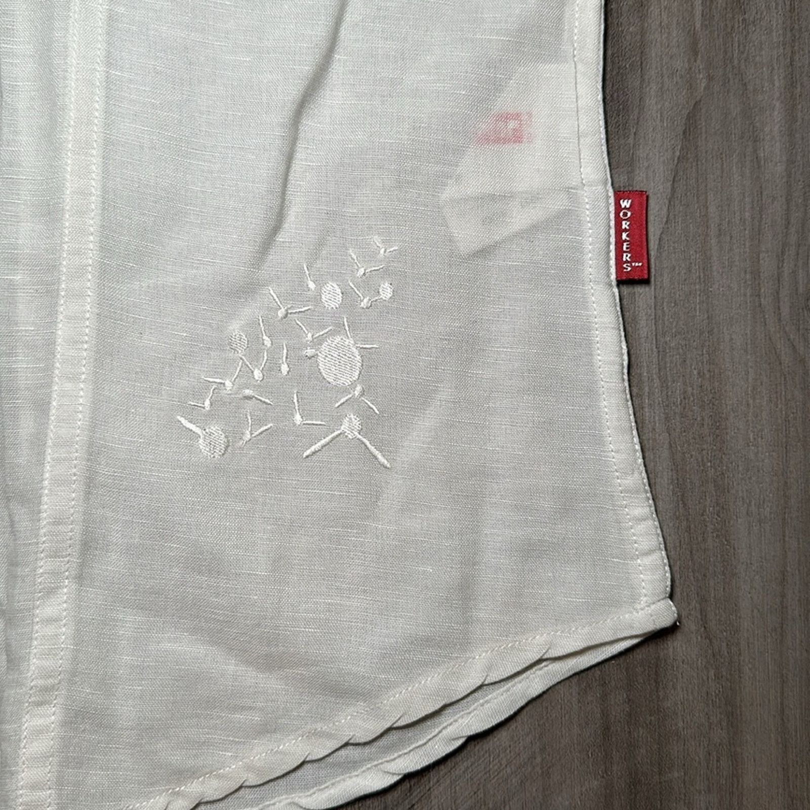 Levi's Levi’s Workers Linen Blend Short Sleeve Button Down - Medium Size US M / EU 48-50 / 2 - 5 Thumbnail