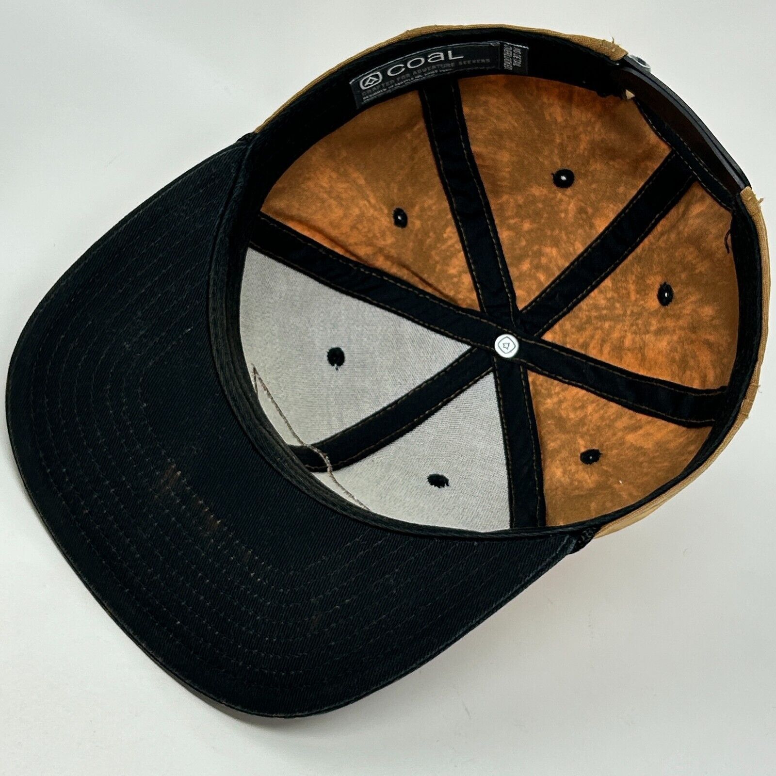 Coal Coal Headwear 2002 Hat Baseball Cap Bleach Tie Dye Spotted Size ONE SIZE - 4 Thumbnail