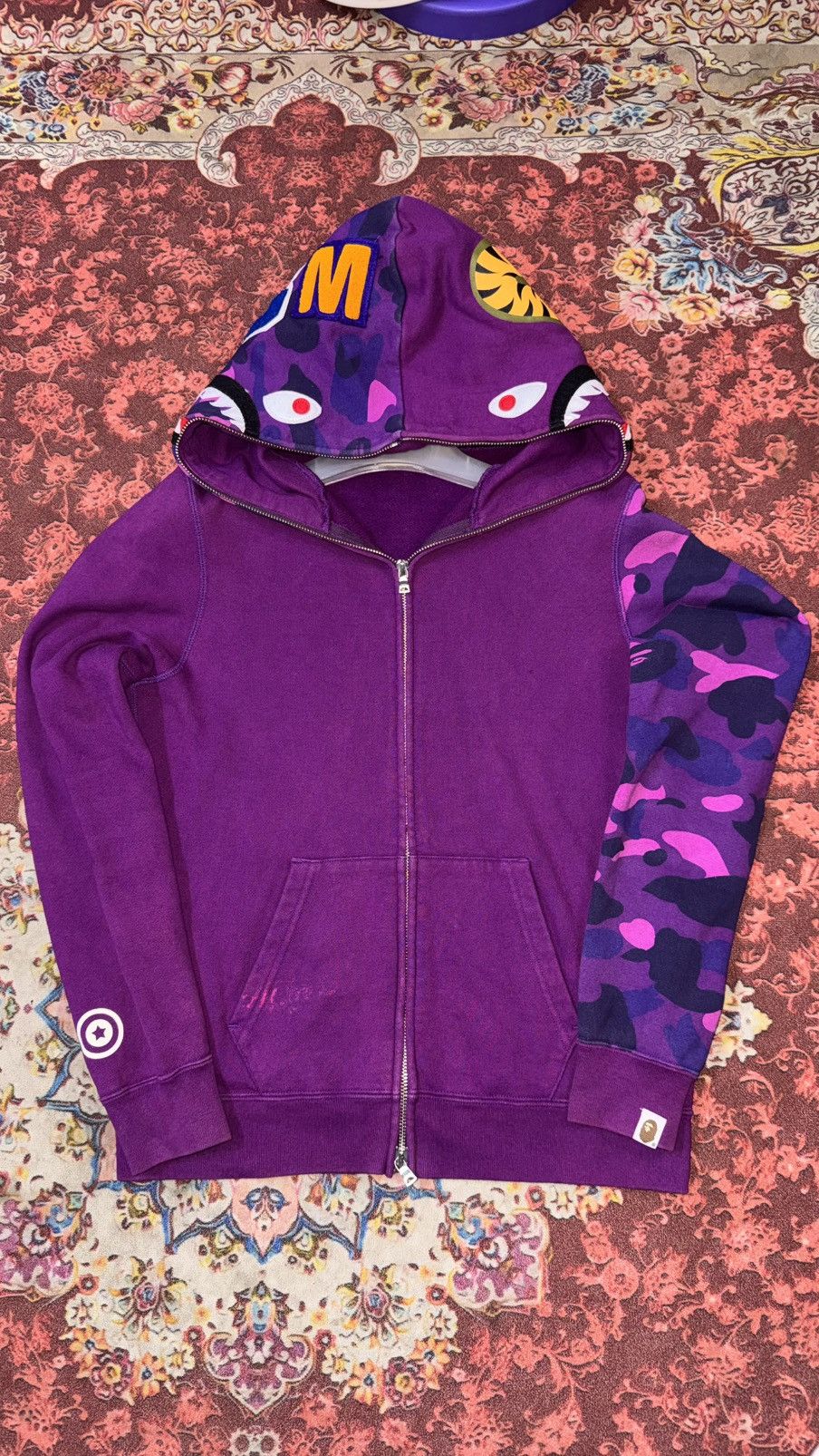 Bape Bape A Bathing Ape Shark Full zip Hoodie Size US S / EU 44-46 / 1 - 1 Thumbnail